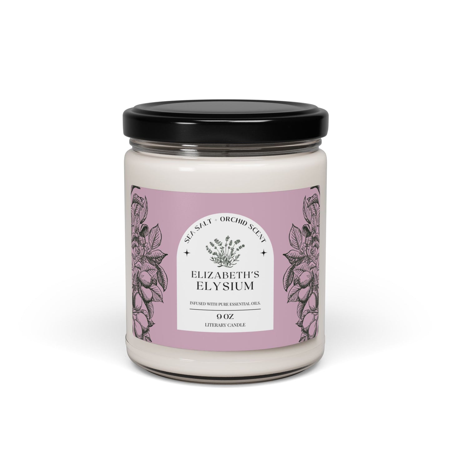 Regency, Jane Austen, Austenite, Candle, Literature, Elizabeth's Elysium Gift, Shower, Birthday, Scented Soy Candle, 9oz