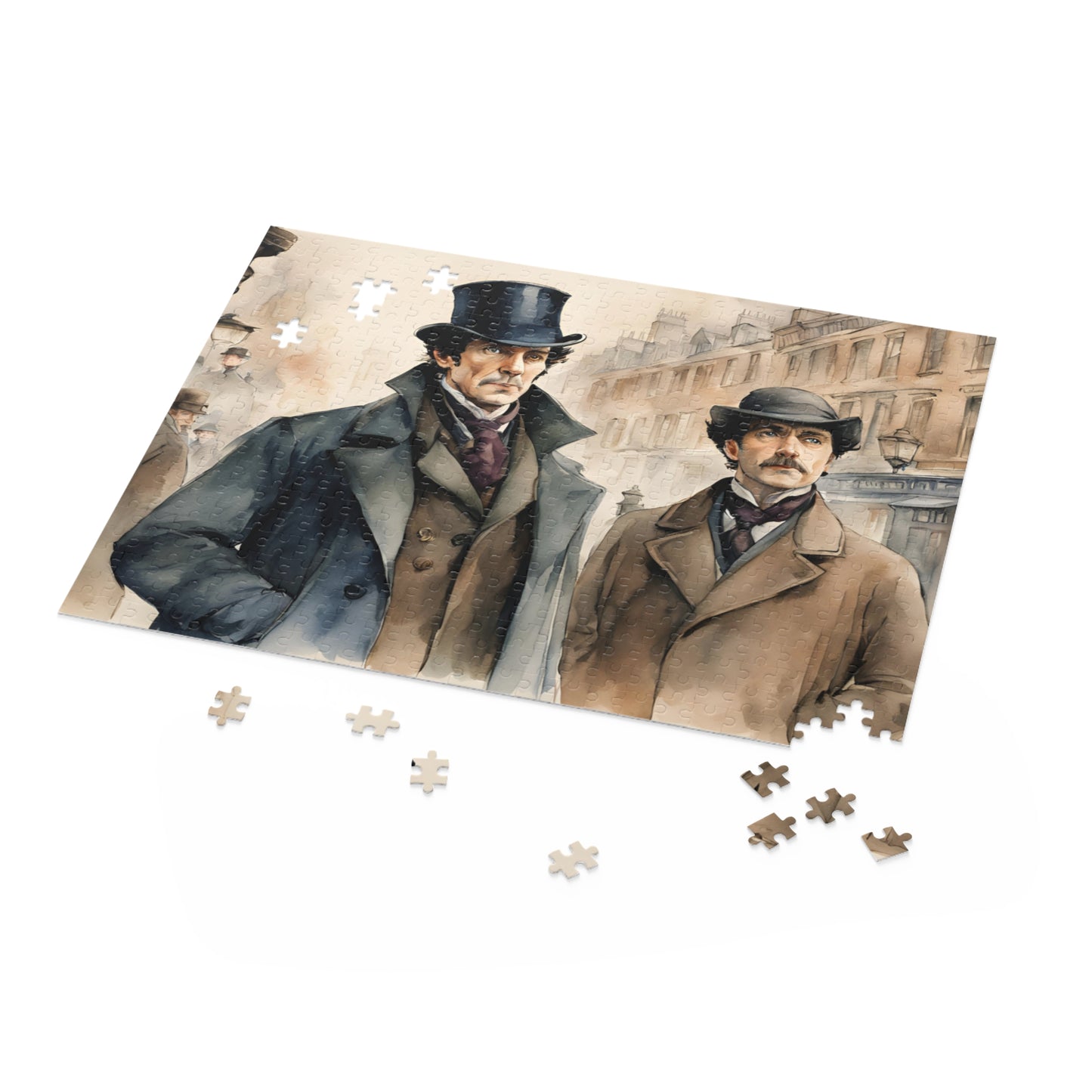 Sherlock Holmes Puzzle - Perfect for Mystery Lovers, 120, 252, 500-Piece, Family Fun, Sir Arthur Conan Doyle, Game, Gift for Holidays