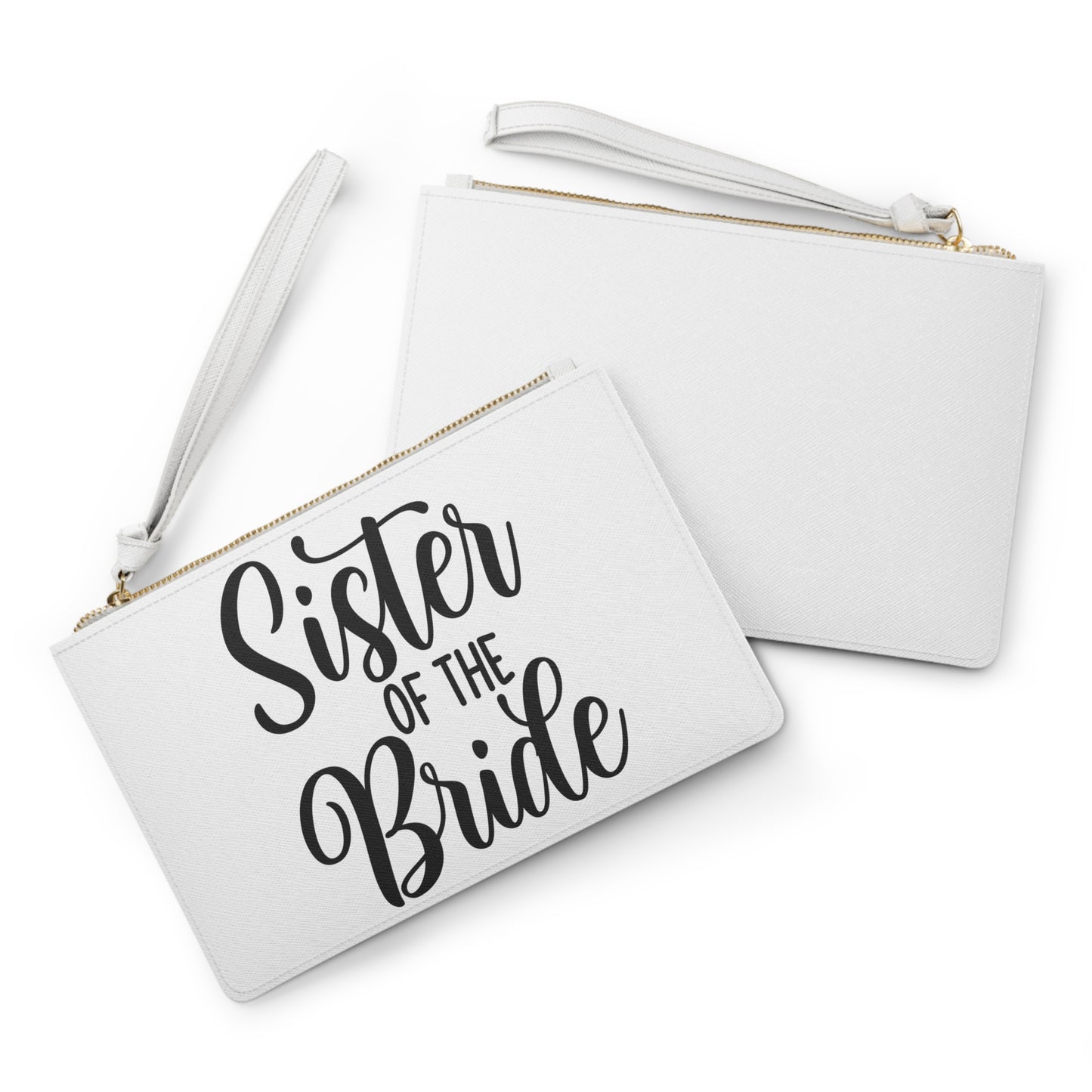 Sister of the Bride, Bridal Party, Wedding, Cosmetic Pouch, Shower, Bachelorette, Gift, Clutch Bag, Gift, Favor