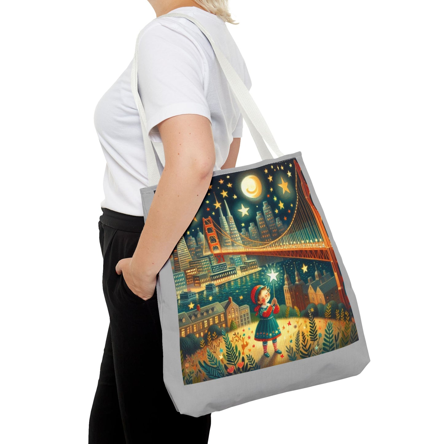 San Francisco, California, Twinkle Twinkle Little Star, Nursery Rhyme, Tote Bag, Book, School, Library, Travel