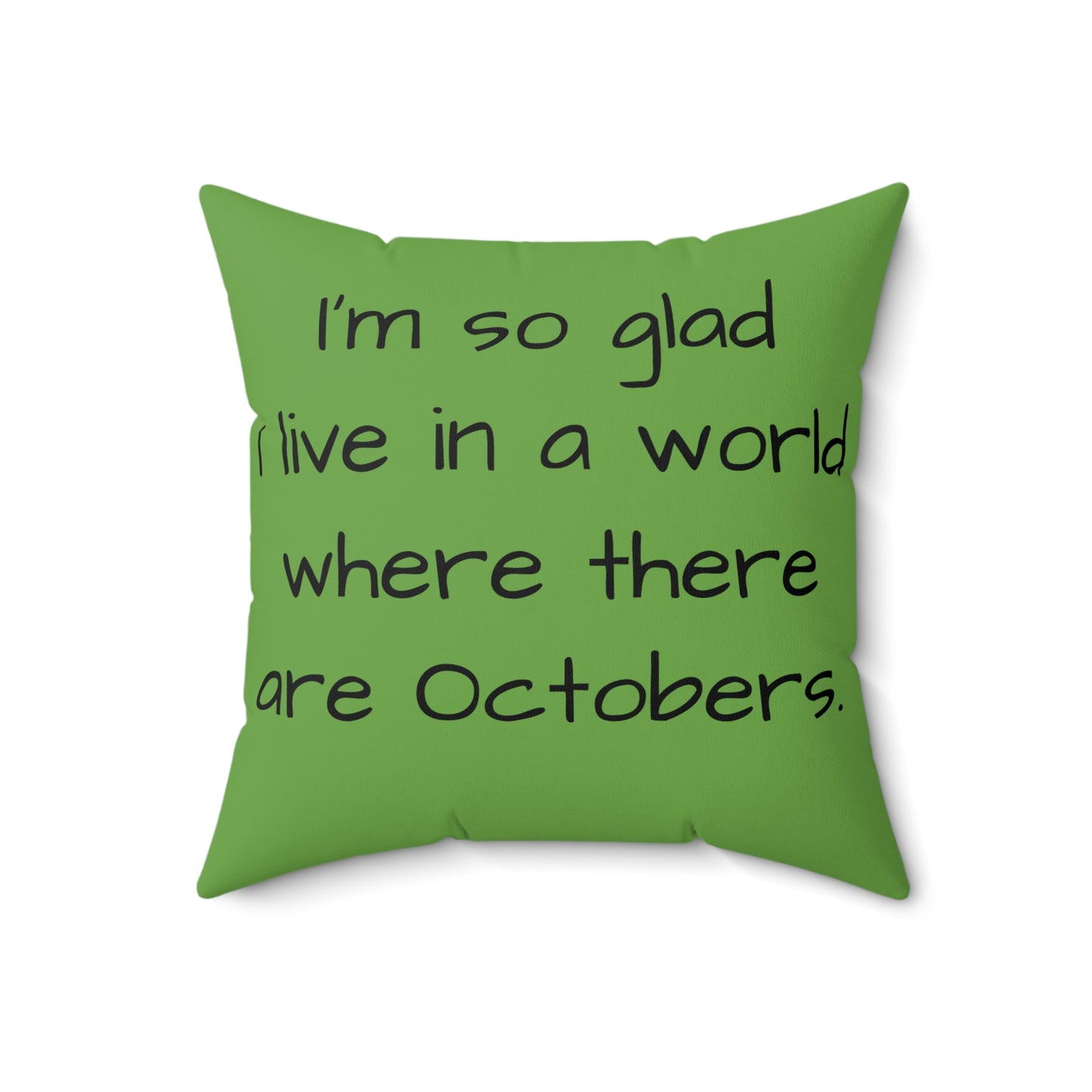 Anne of Green Gables, October, Fall, Autumn, Literary Pillow, Square Pillow, Library, Book Nook, Reading Corner, Library