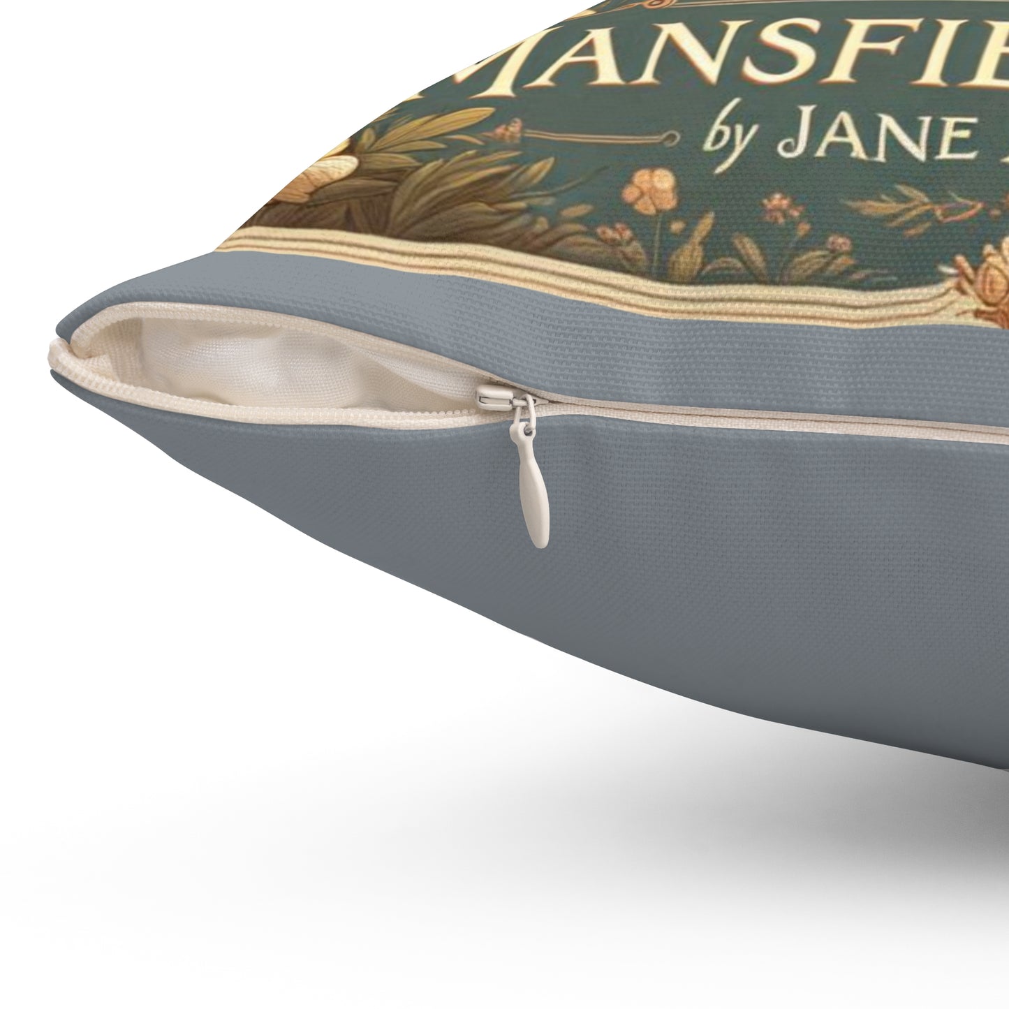 Mansfield Park Jane Austen Regency Pillow, Literary Decor, Book Nook, Library Gift, Cushion