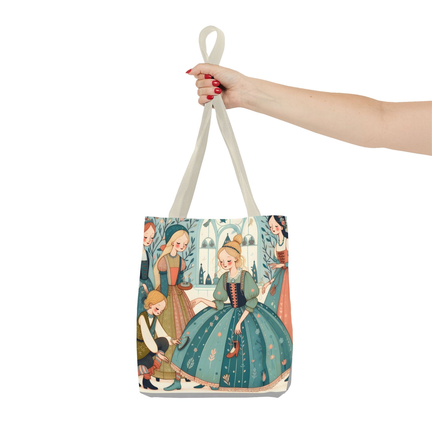 Cinderella, Fairy Tale, Tote Bag, Book Bag, Library Bag, Gift