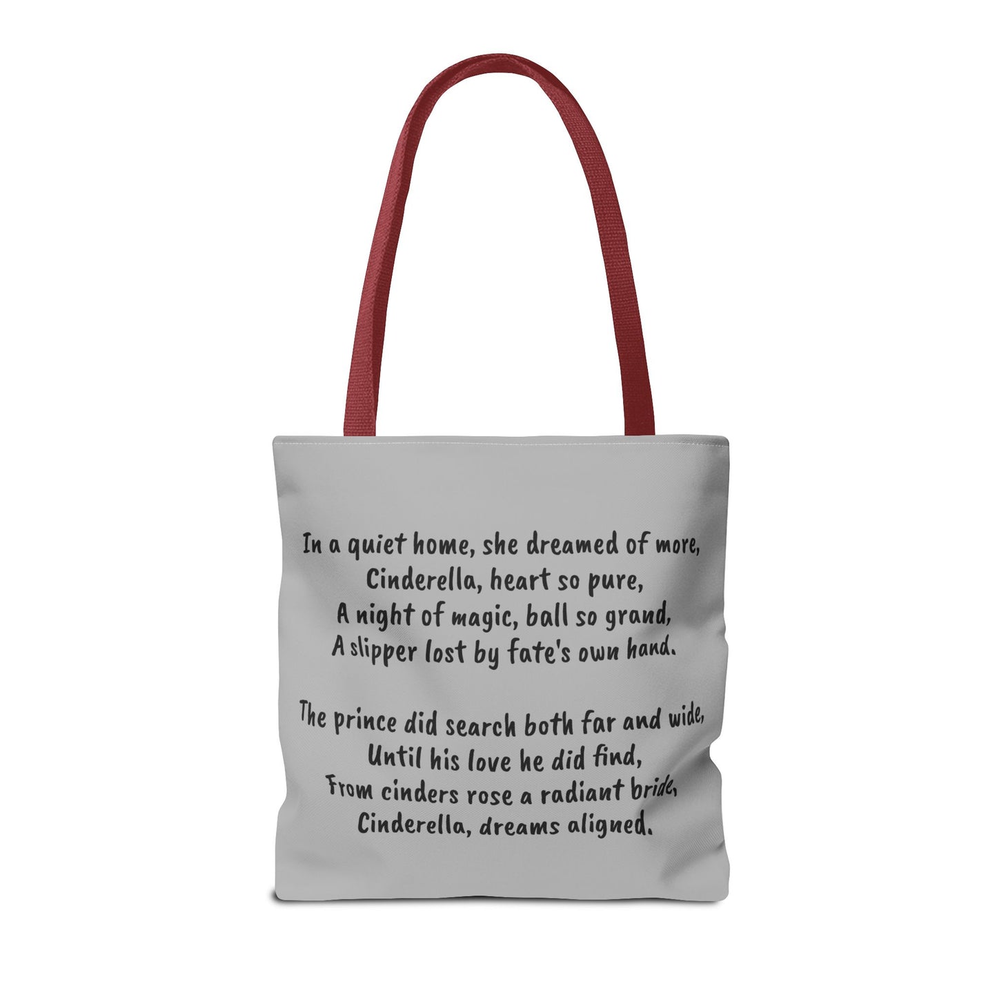Cinderella, Fairy Tale, Tote Bag, Book Bag, Library Bag, Gift