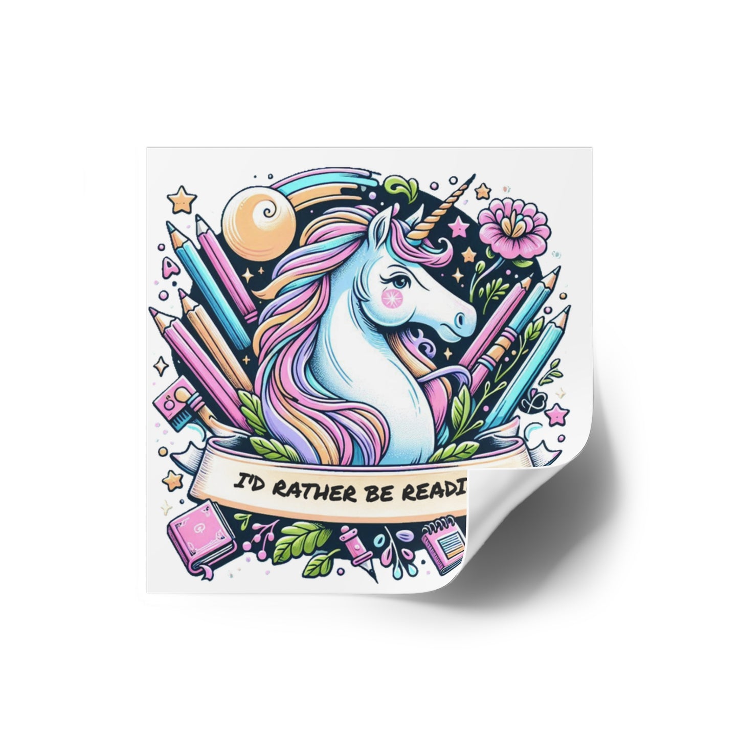 Square Stickers, Indoor\Outdoor