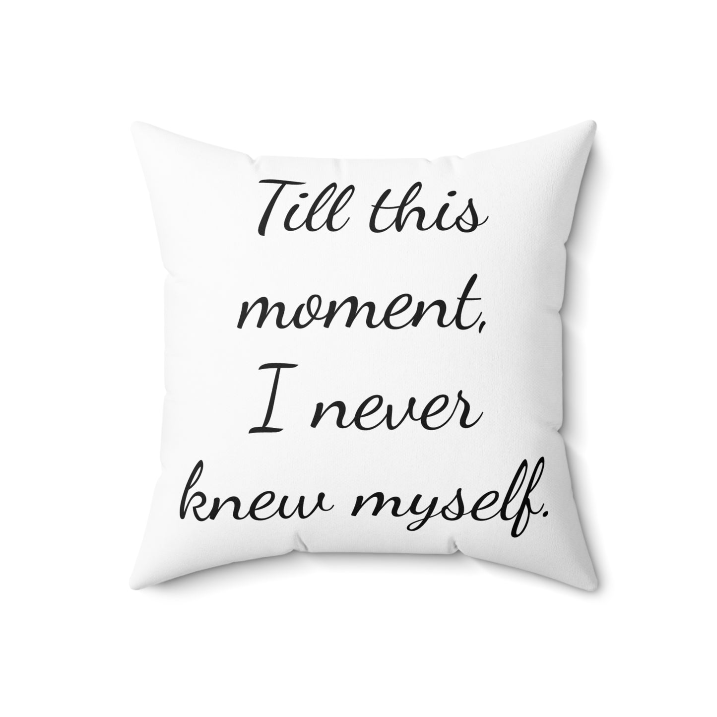 Spun Polyester Square Pillow