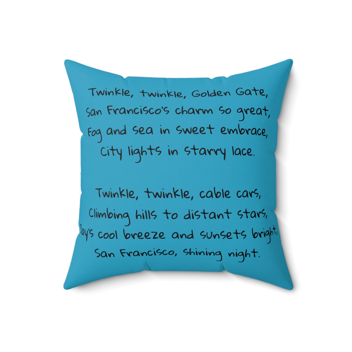 Spun Polyester Square Pillow