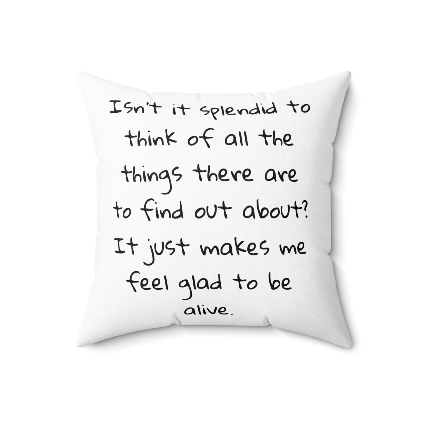 Anne of Green Gables, Book, LM Montgomery, Square Pillow, Gift, Home Decor, Bedding