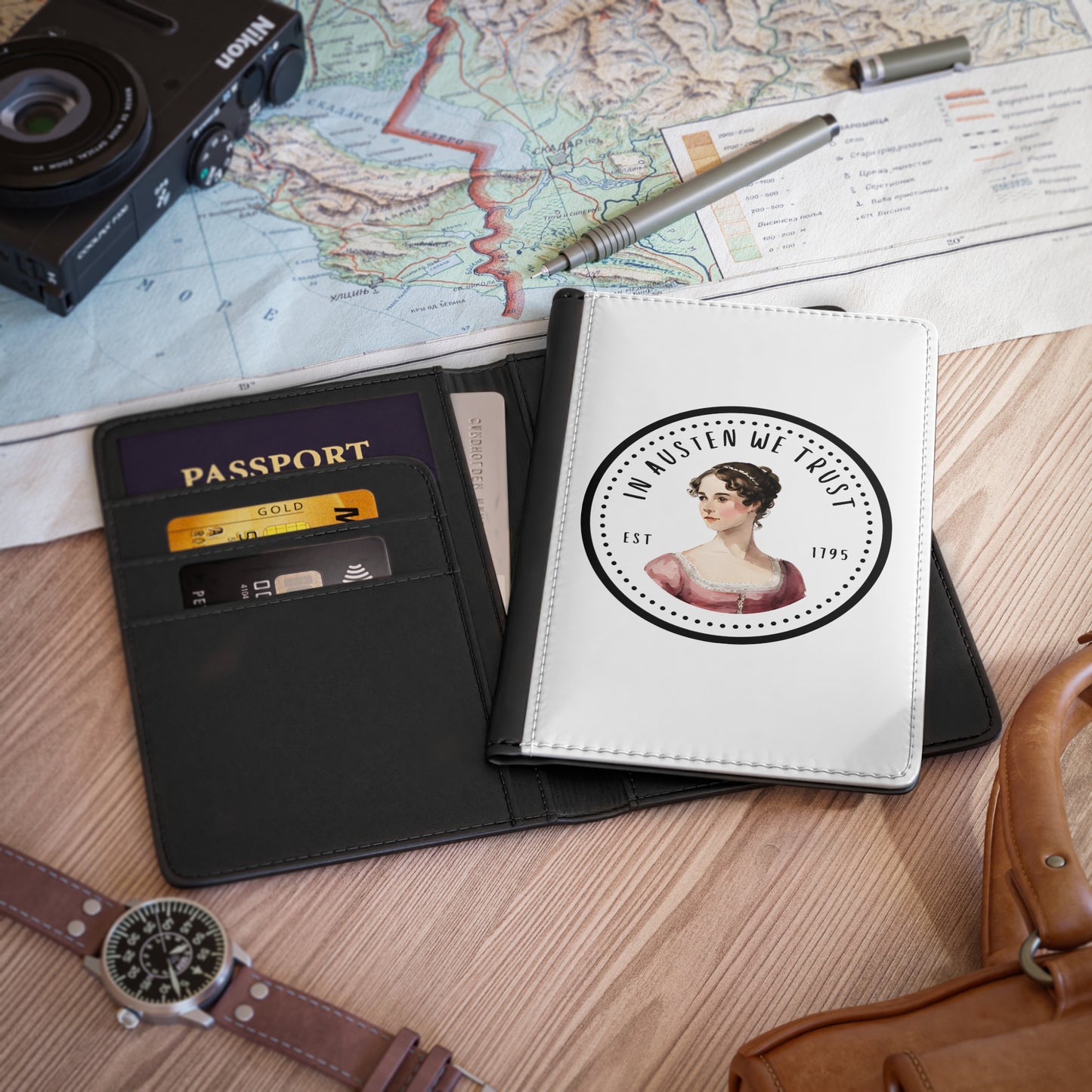 Jane Austen, Austenite, Passport Cover