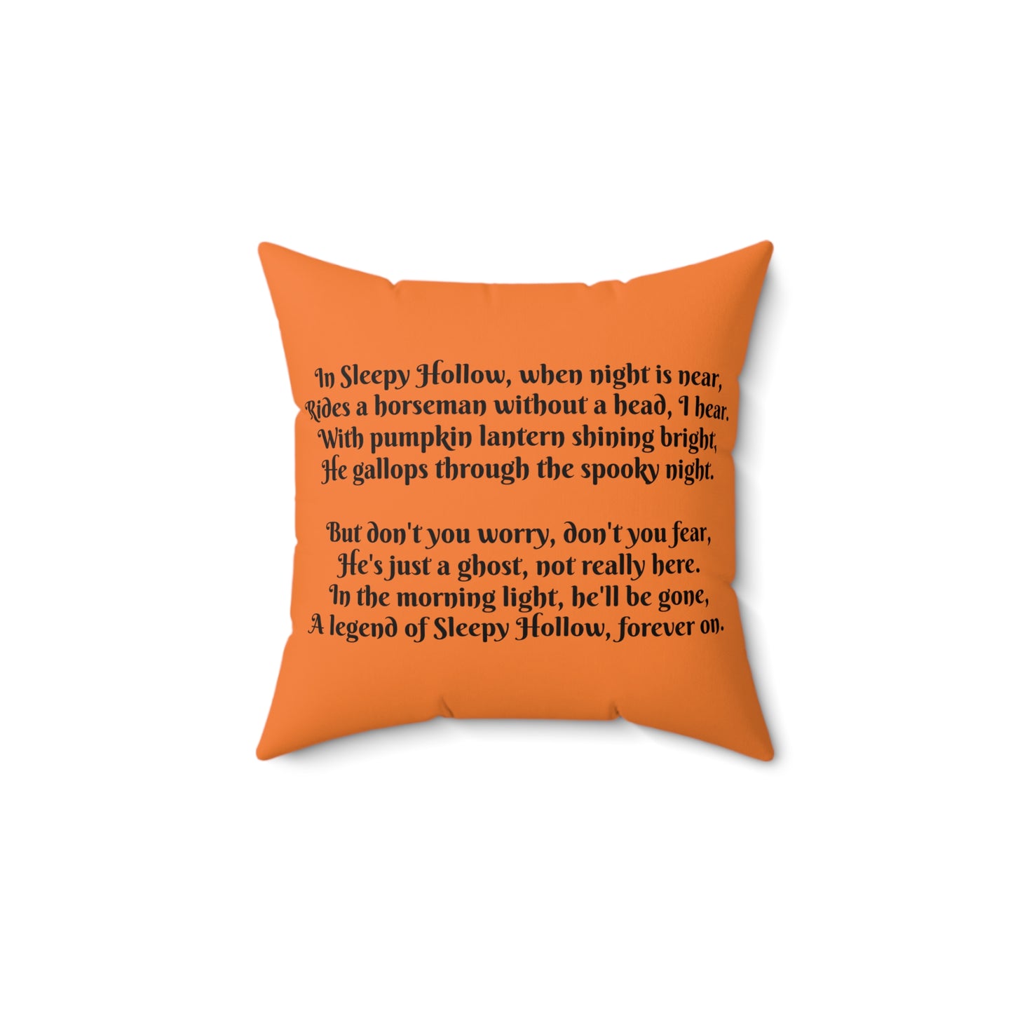 Sleepy Hallow, Headless Horseman, Halloween, Square Pillow, Book Nook, Library, Story time, Classroom