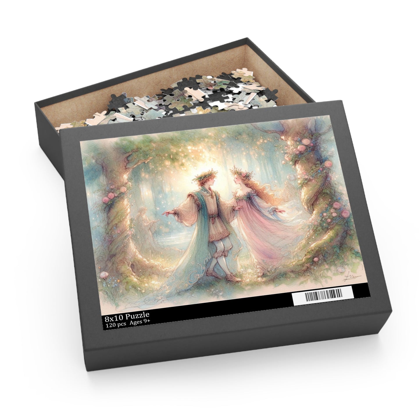 Fairy Tale Puzzle | Enchanting Jigsaw for Couples & Families | Shakespeare Theme, 120, 252, 500 Pieces