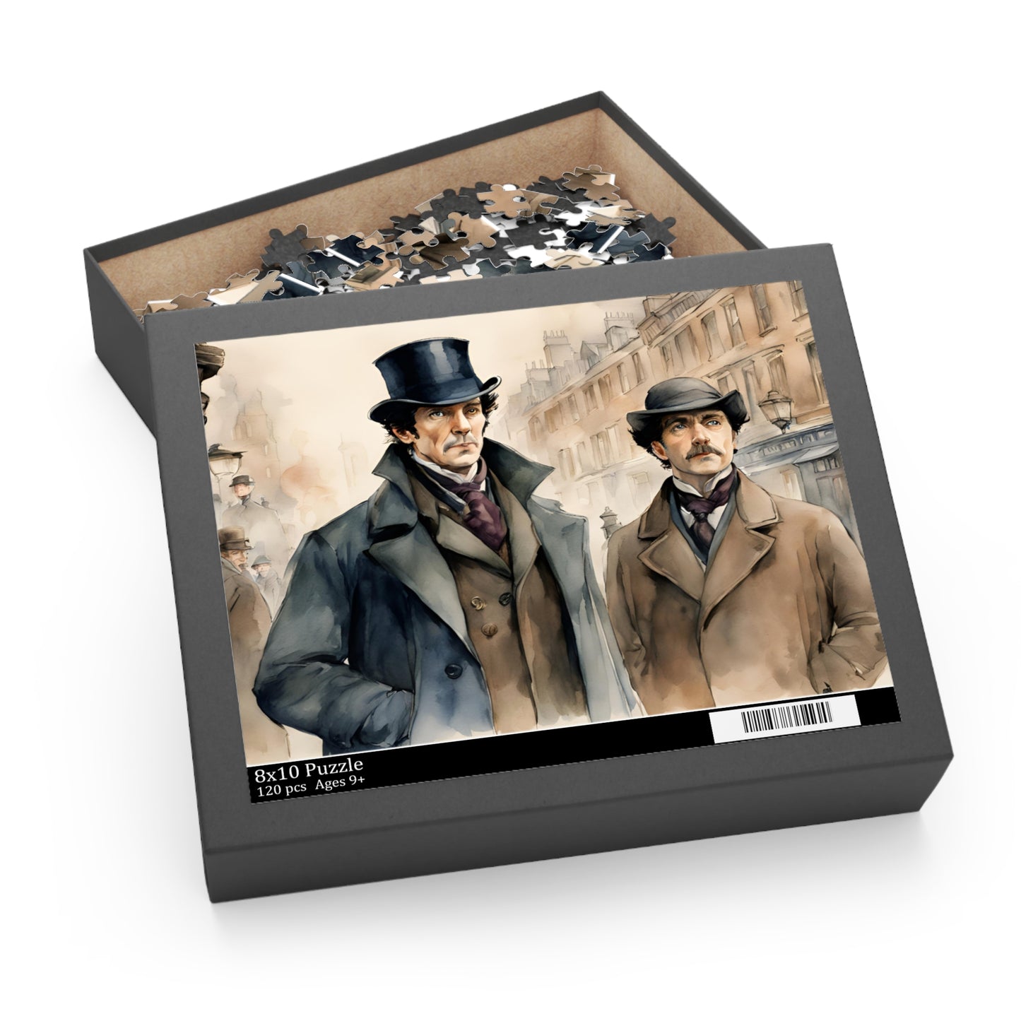 Sherlock Holmes Puzzle - Perfect for Mystery Lovers, 120, 252, 500-Piece, Family Fun, Sir Arthur Conan Doyle, Game, Gift for Holidays