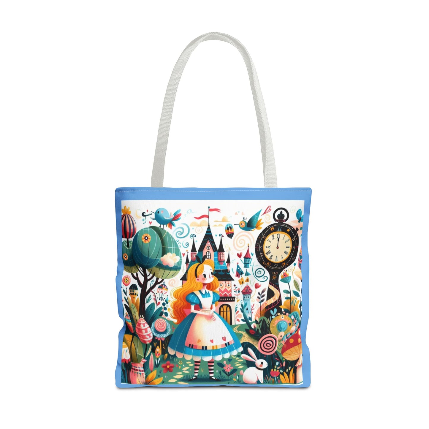 Alice in Wonderland, Fairytale, Lewis Carroll, Tote Bag, Book Bag, School, Library, Book Club