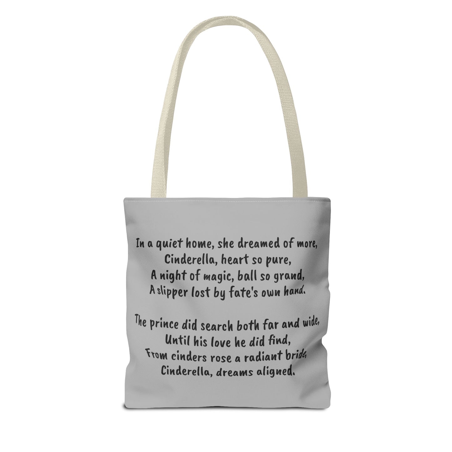 Cinderella, Fairy Tale, Tote Bag, Book Bag, Library Bag, Gift