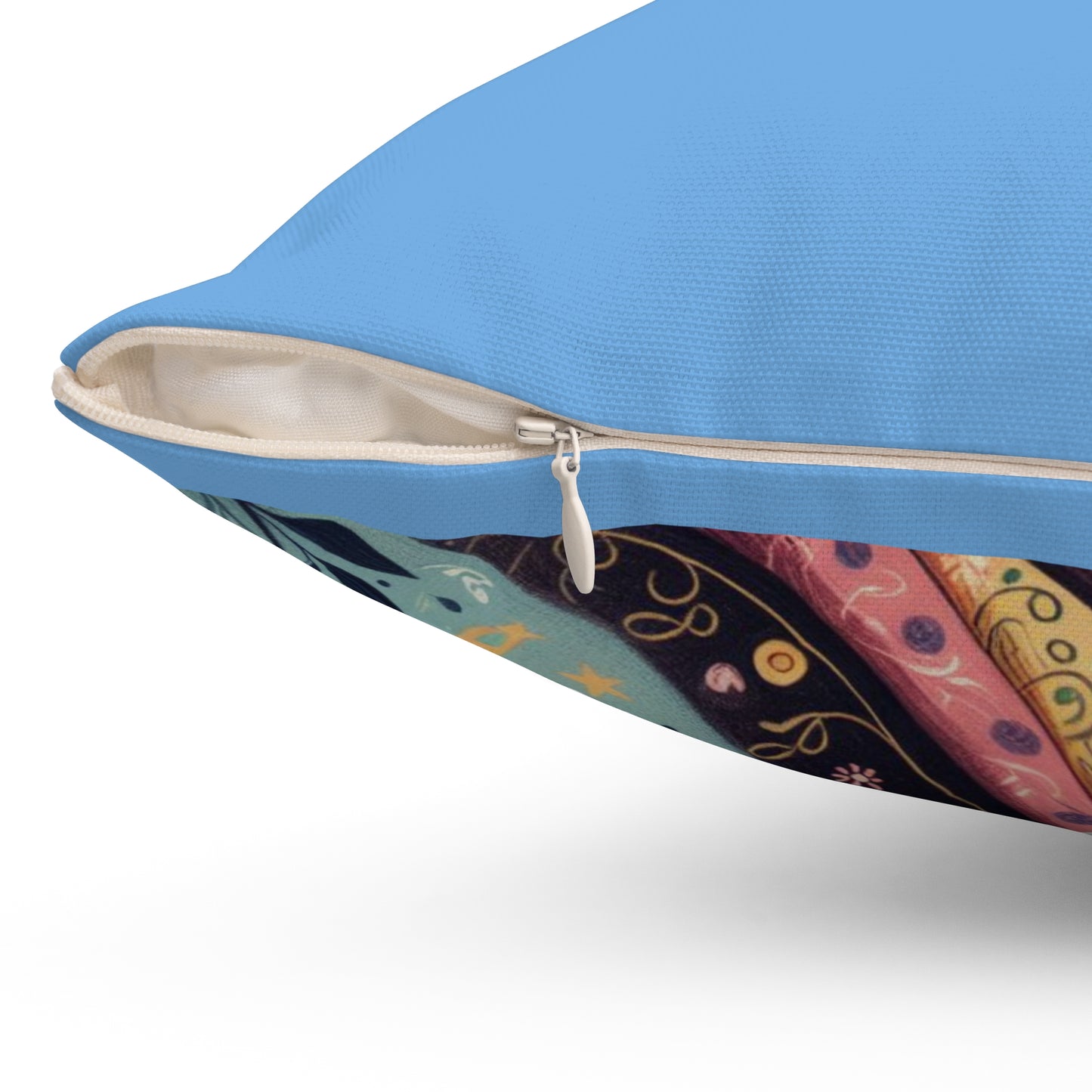 Vivaldi Violin Music Library Square Pillow, Classical Music Home Decor, Teacher Gift, Kids Room Decoration, Gift for Music Lover, Classroom
