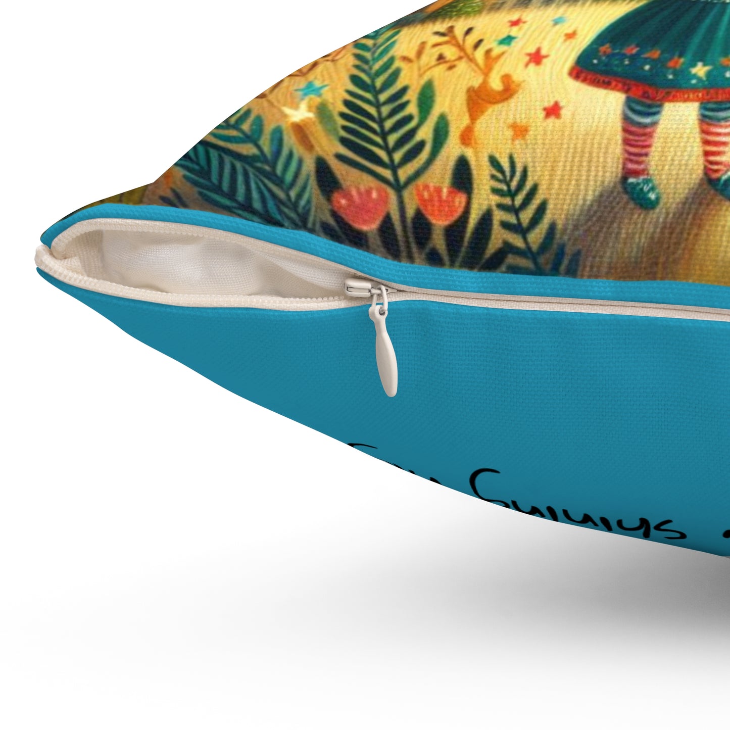 Spun Polyester Square Pillow