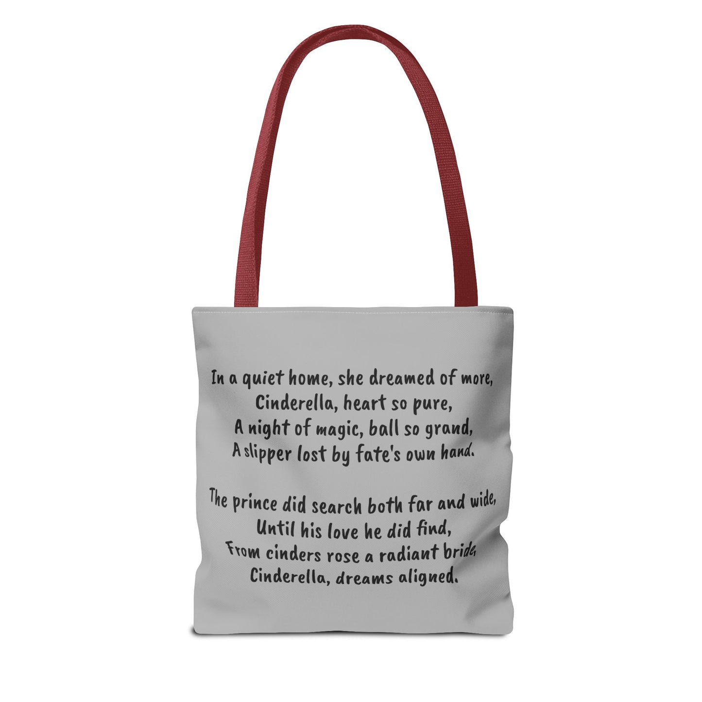Cinderella, Fairy Tale, Tote Bag, Book Bag, Library Bag, Gift