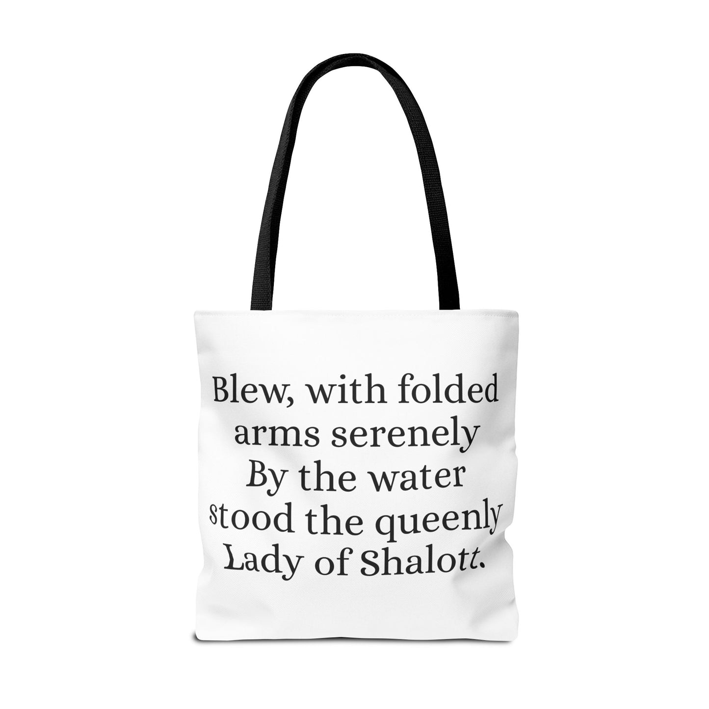 Anne of Green Gables, Lady of Shalott, Lucy Maud Montgomery, Tote Bag, Alfred Lord Tennyson, School Bag, Book Bag, Library Bag, Gift