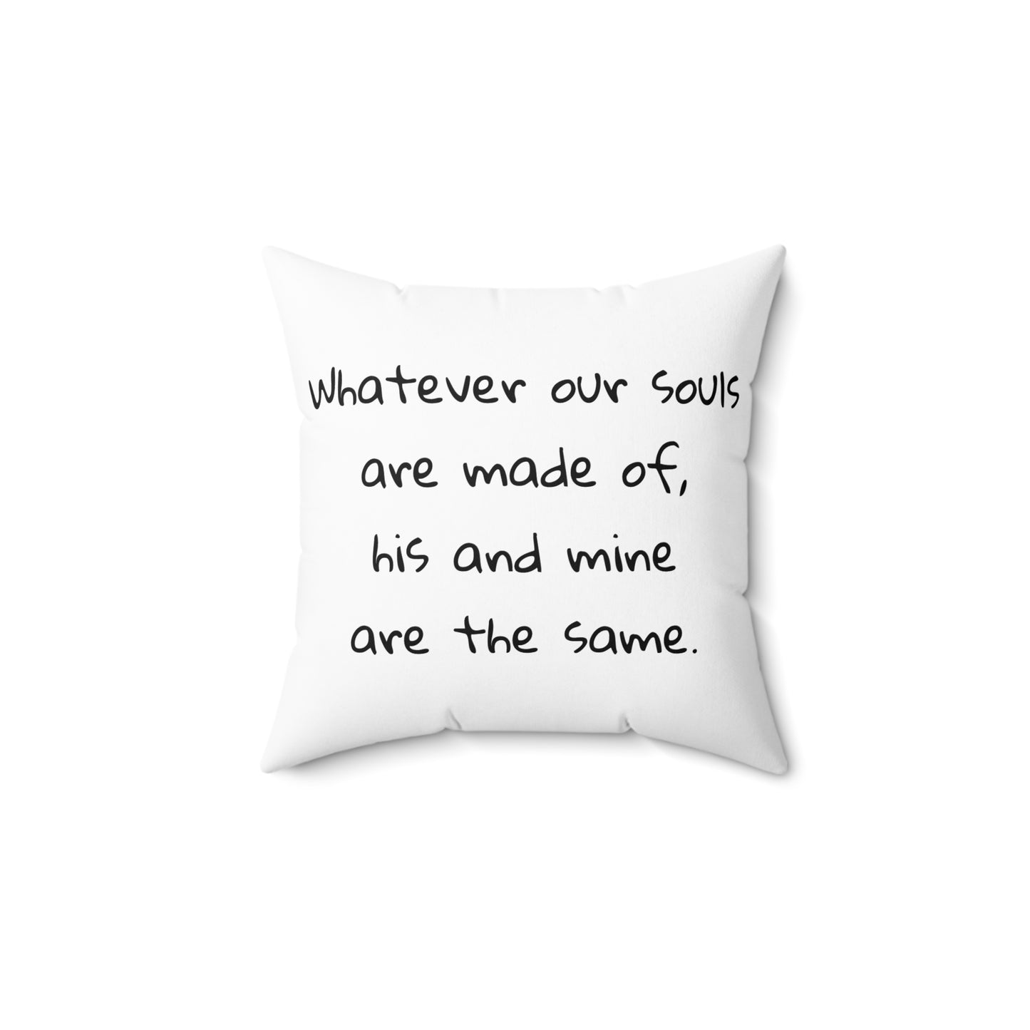 Wuthering Heights, Emily Bronte, Heathcliff, Cathy, British Literature, Pillow