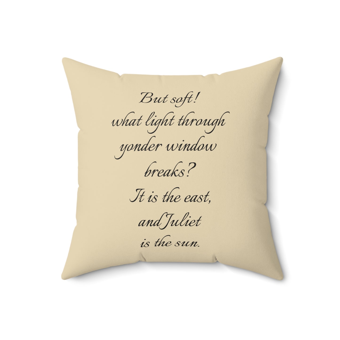 Romeo and Juliet Ballet Pillow, Elegant Home Decor, Dancer Gift, Throw Pillow, Shakespeare Quote