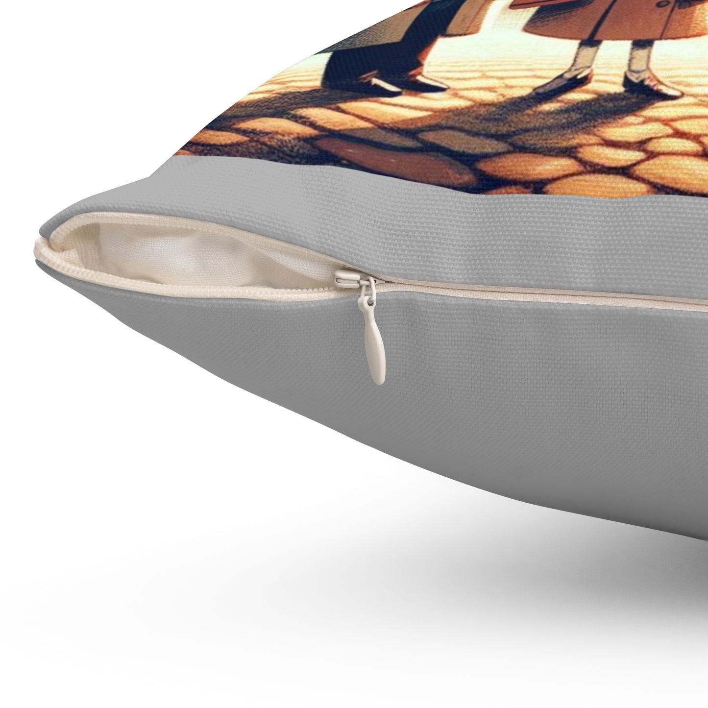Sherlock Holmes Pillow, Detective Decor, Mystery Room Accent, Literary Home Gift, Book Lover Cushion, Polyester Literary Pillow, Arthur