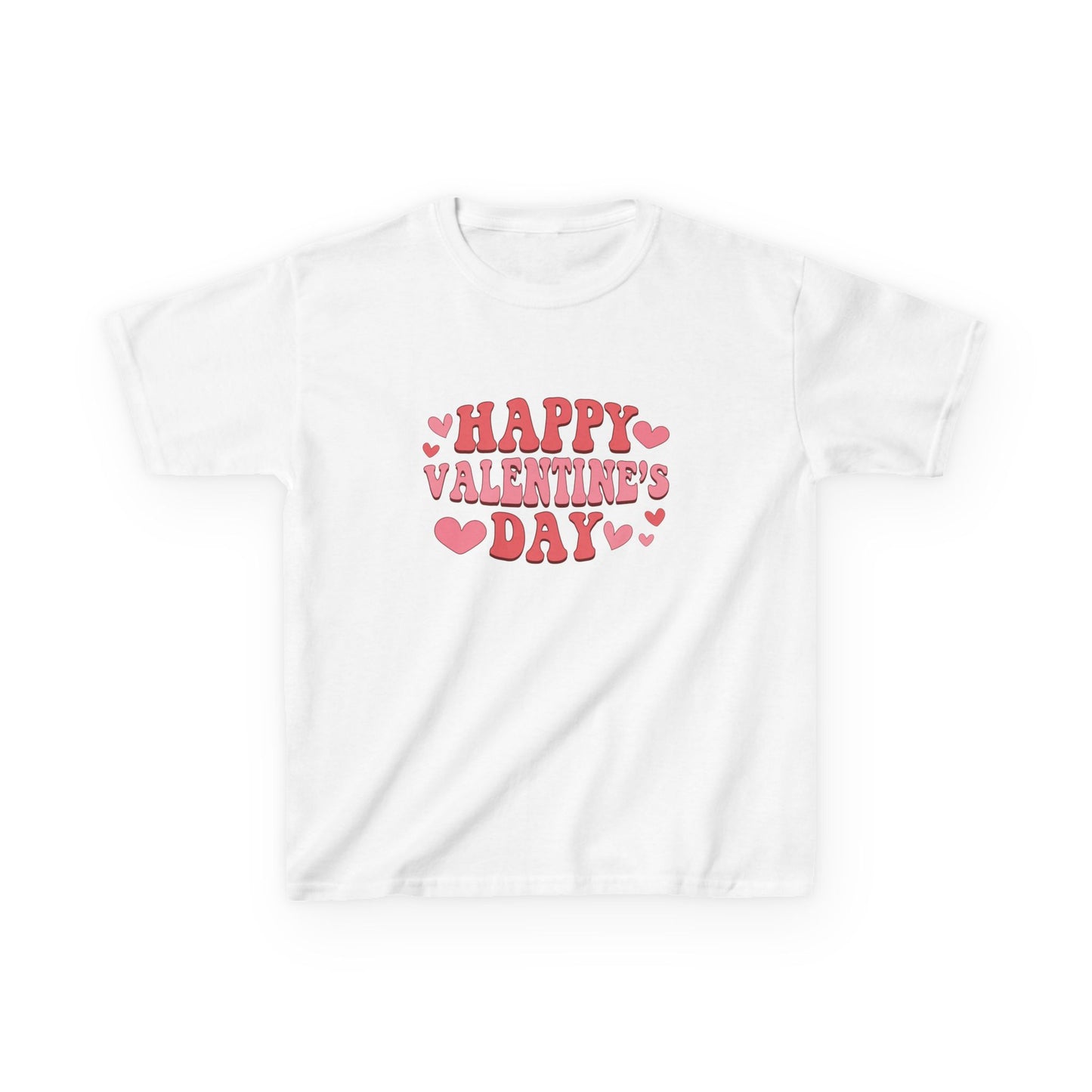 Retro Cute Valentine's Day T-Shirt, Tshirt, Kids Heavy Cotton™ Tee