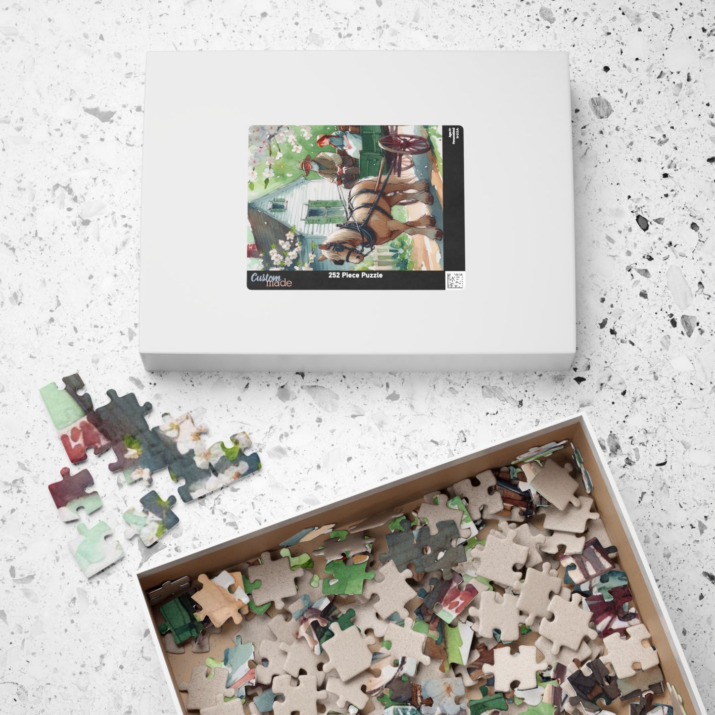 Anne of Green Gables Puzzle, Lucy Maud Montgomery Literary Jigsaw Gift, Educational Game, Matthew Cuthbert - 110, 252, 520-piece