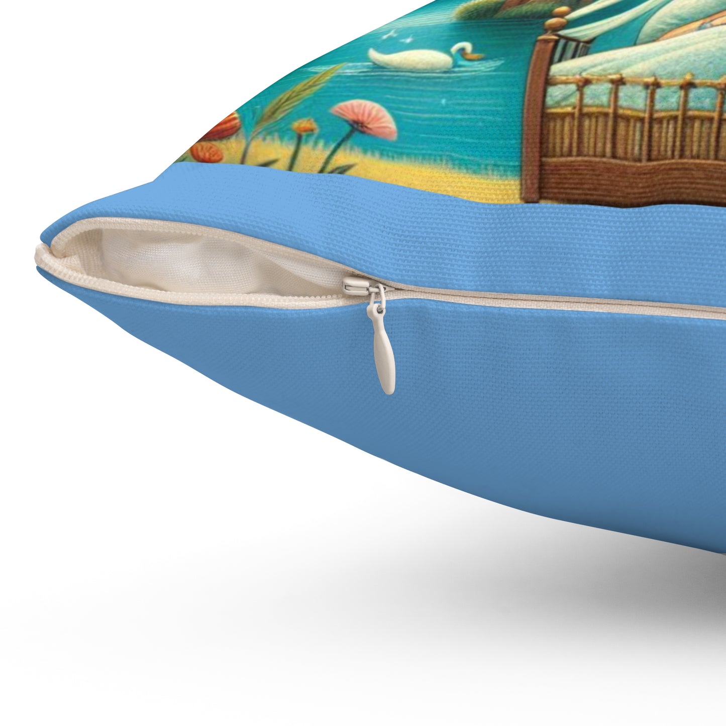 Spun Polyester Square Pillow