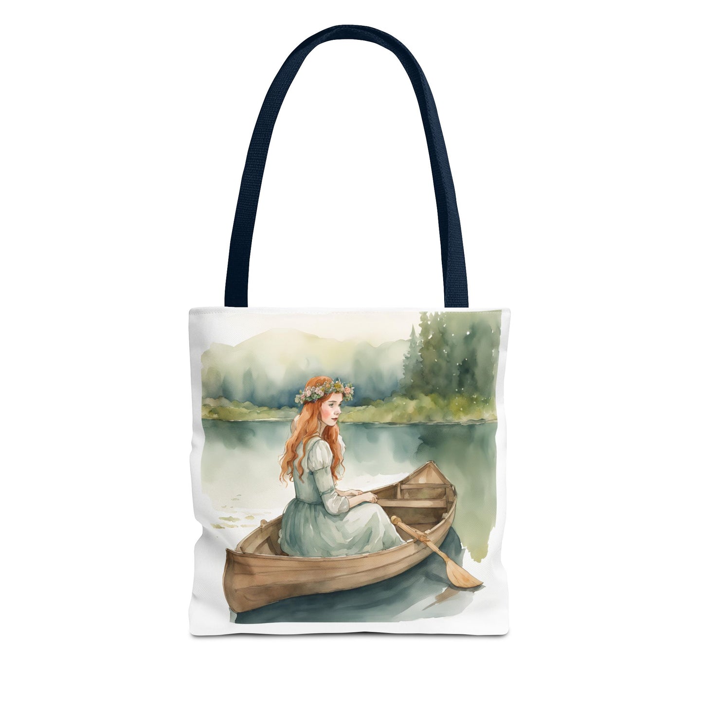 Anne of Green Gables, Lady of Shalott, Lucy Maud Montgomery, Tote Bag, Alfred Lord Tennyson, School Bag, Book Bag, Library Bag, Gift