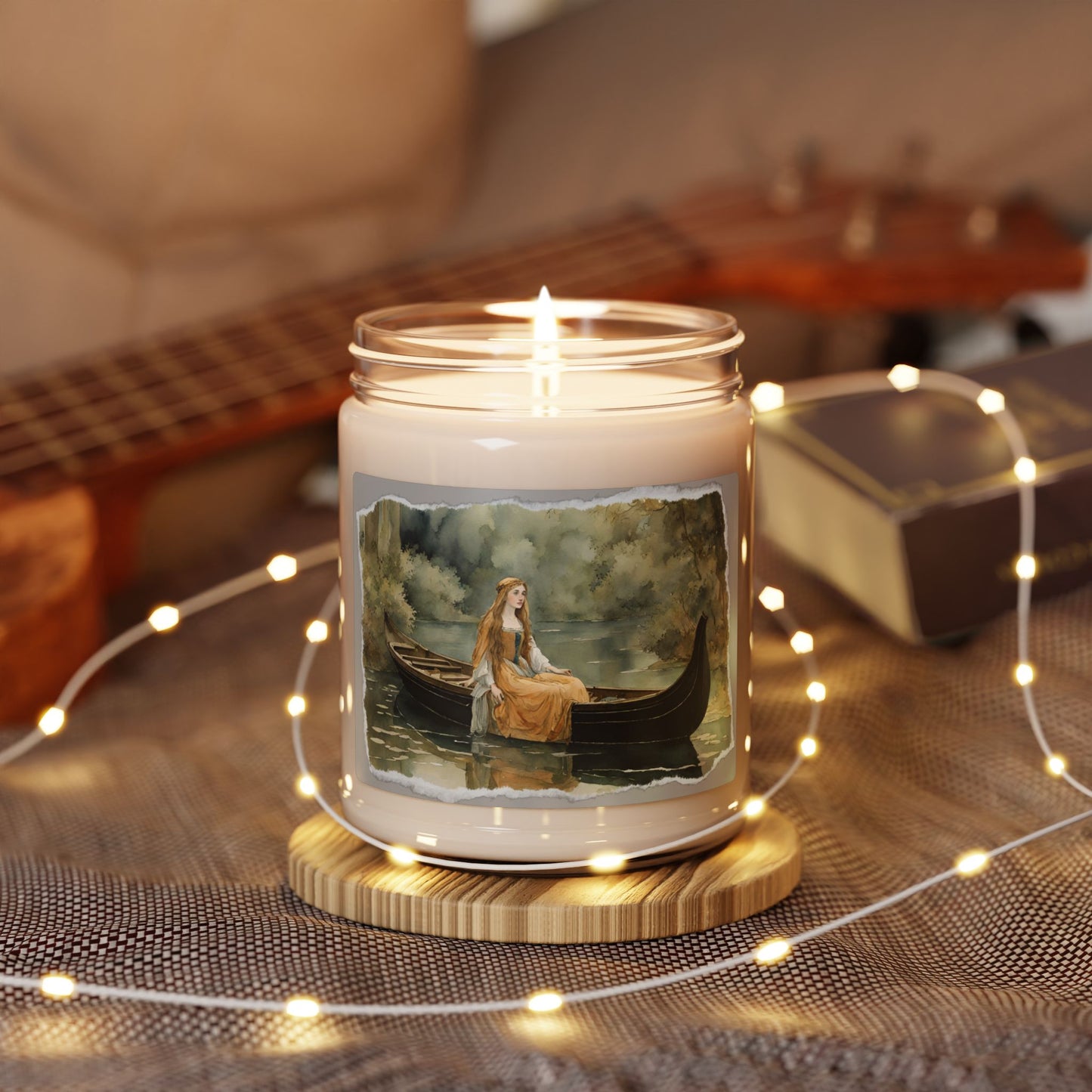 Renaissance, Lady of Shalott, Tennyson, Scented Soy Candle, 9oz