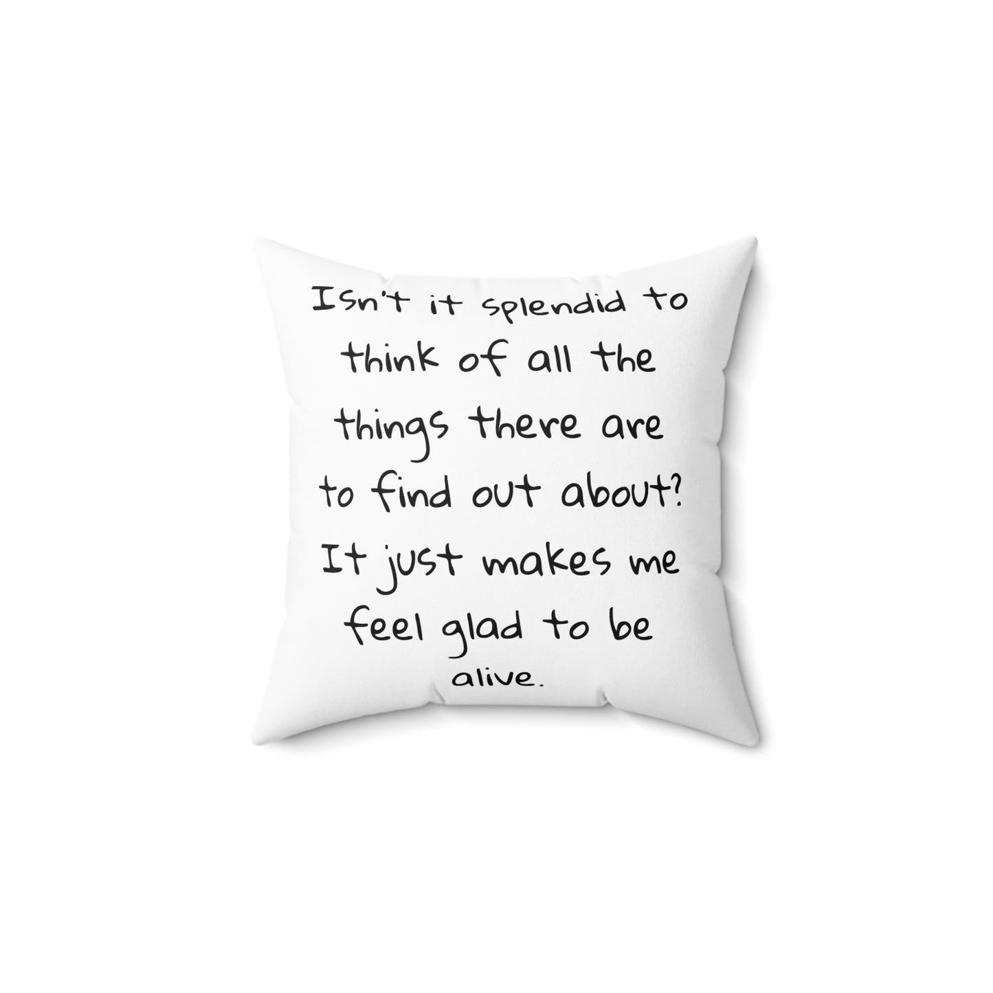Anne of Green Gables, Book, LM Montgomery, Square Pillow, Gift, Home Decor, Bedding