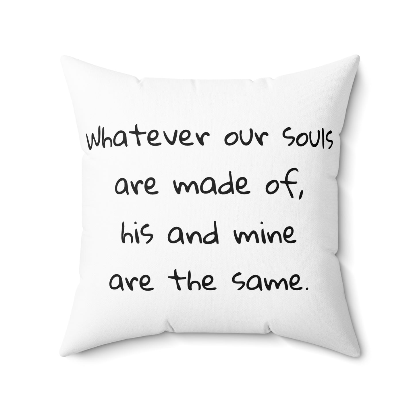 Wuthering Heights, Emily Bronte, Heathcliff, Cathy, British Literature, Pillow