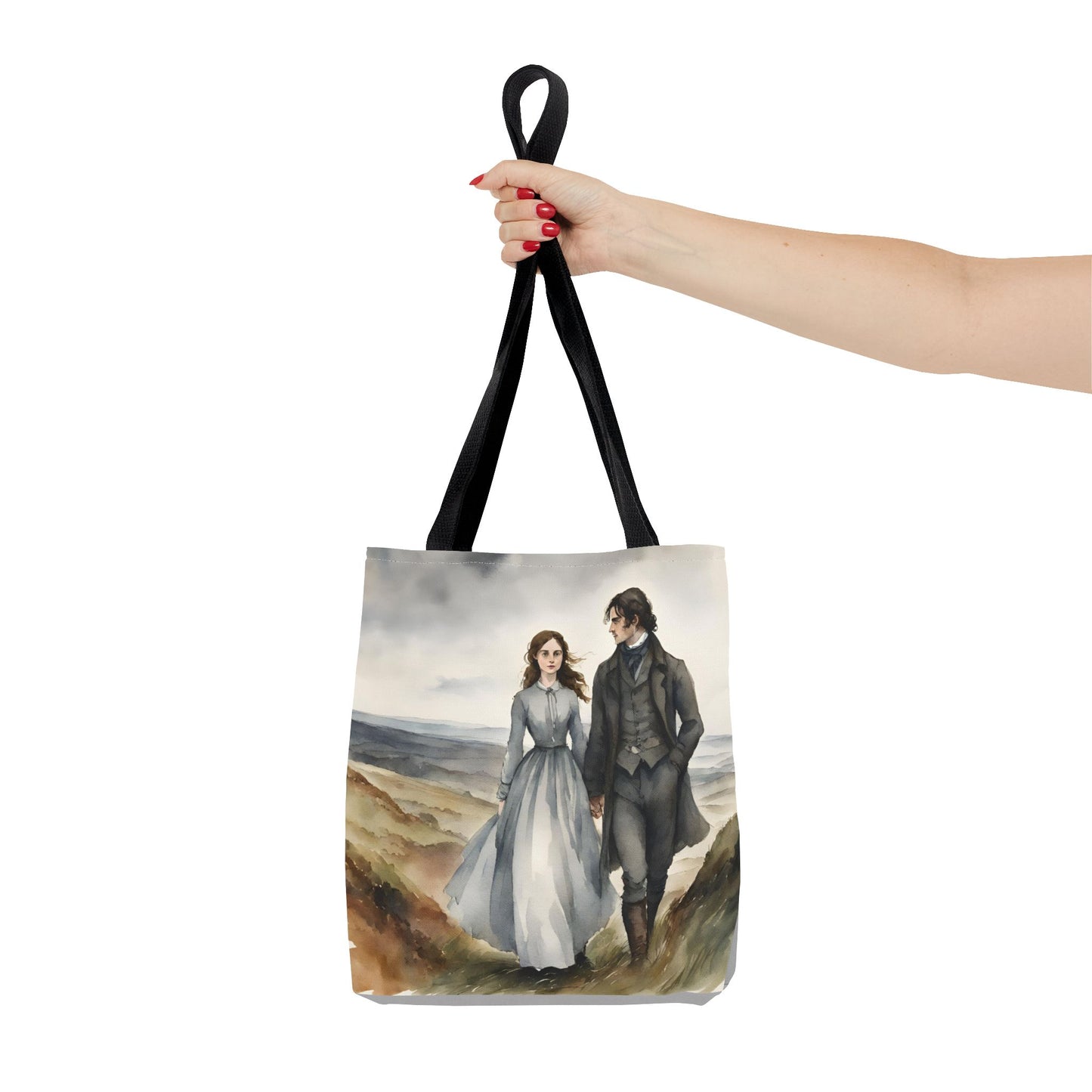 Wuthering Heights, Emily Bronte, Tote Bag, School Bag, Book Bag, Library Bag