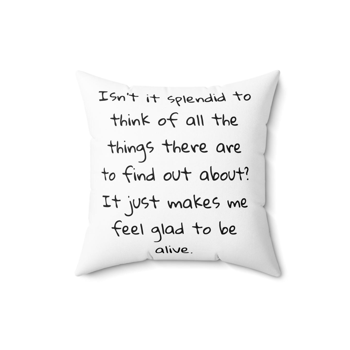 Anne of Green Gables, Book, LM Montgomery, Square Pillow, Gift, Home Decor, Bedding