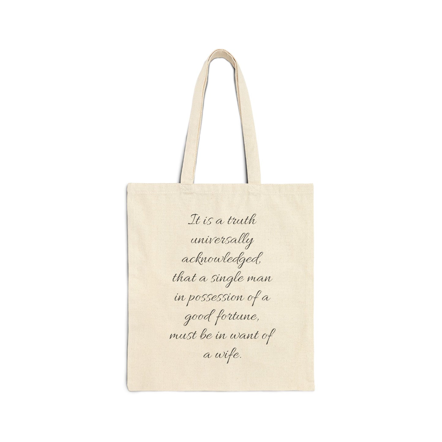 Cotton Canvas Tote Bag