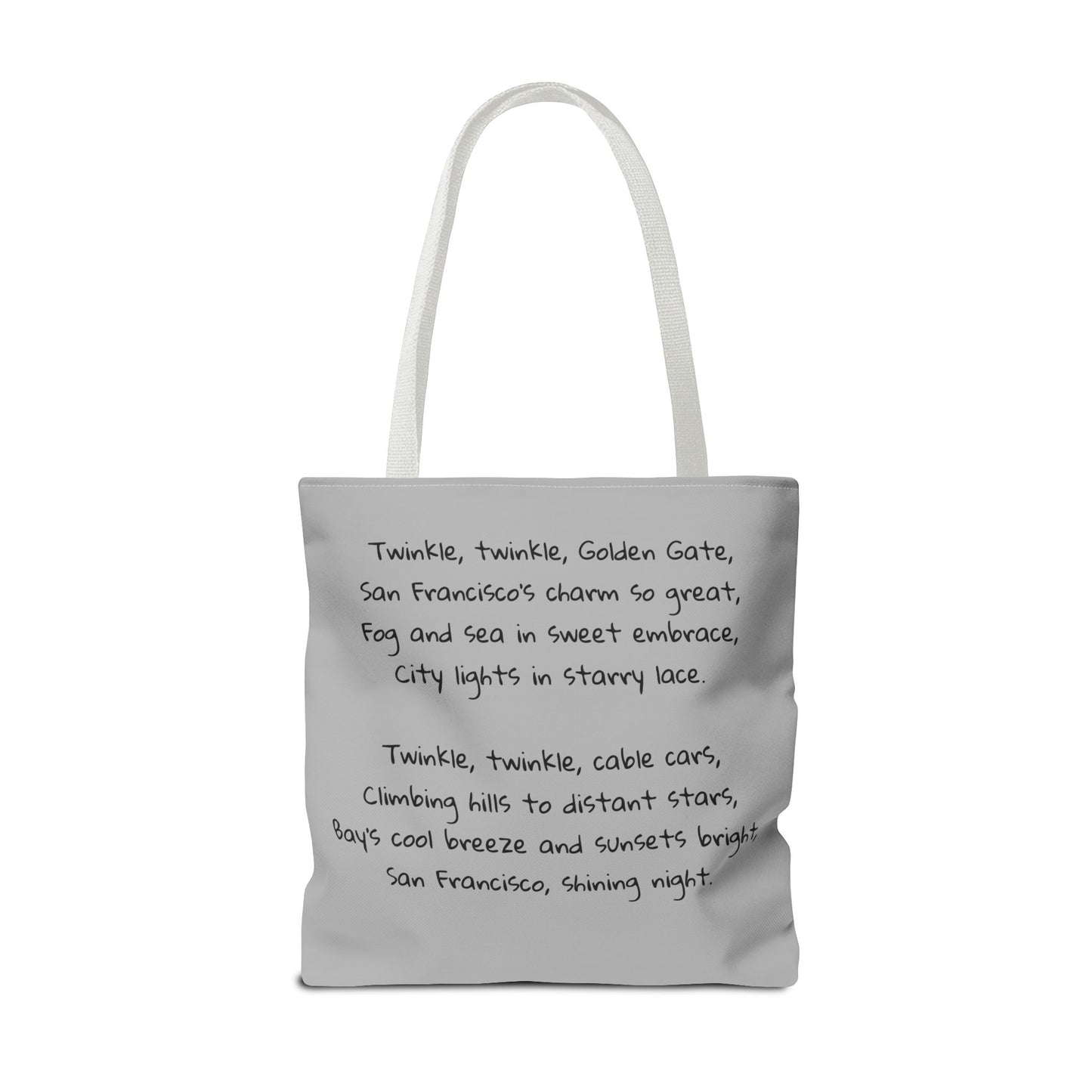 San Francisco, California, Twinkle Twinkle Little Star, Nursery Rhyme, Tote Bag, Book, School, Library, Travel