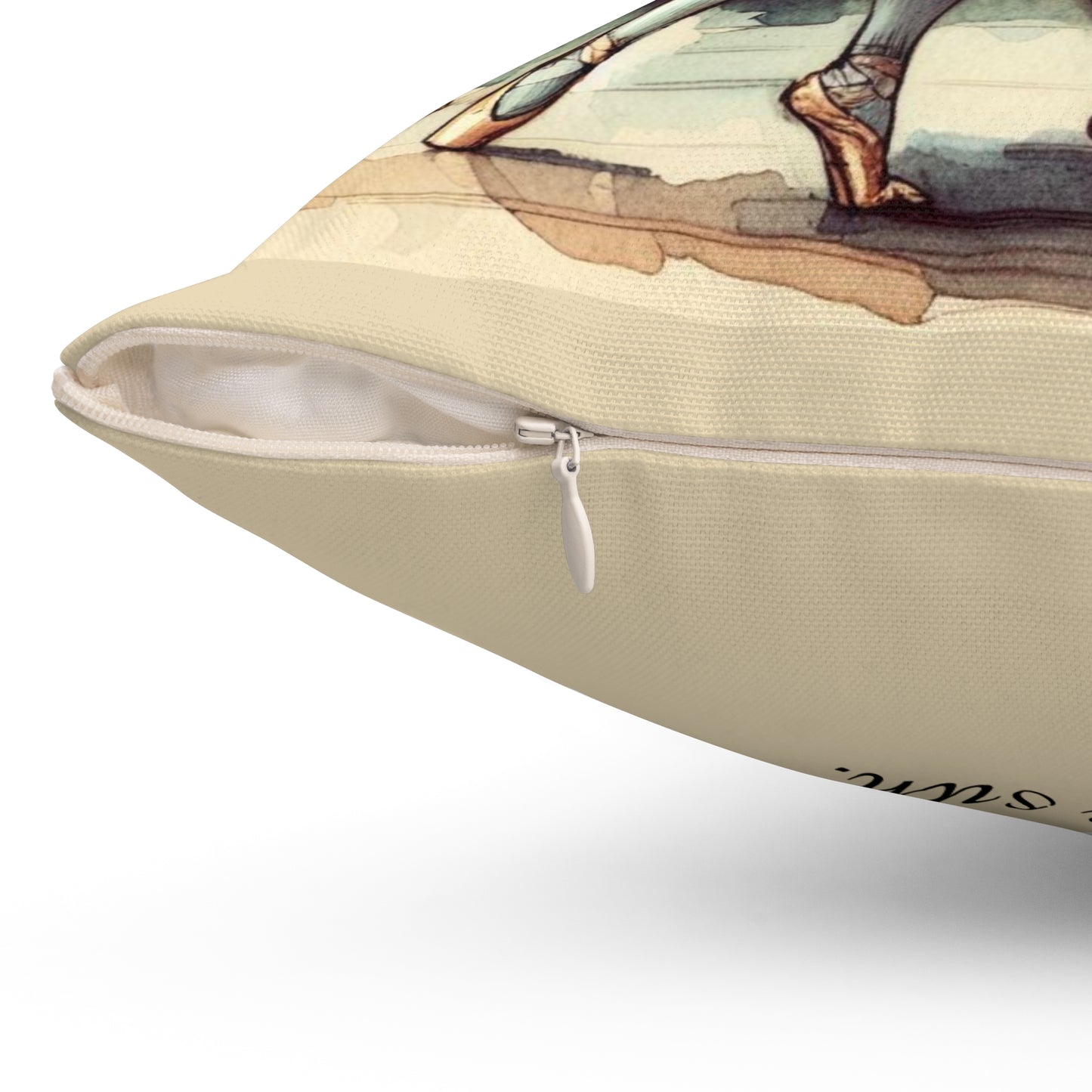 Romeo and Juliet Ballet Pillow, Elegant Home Decor, Dancer Gift, Throw Pillow, Shakespeare Quote