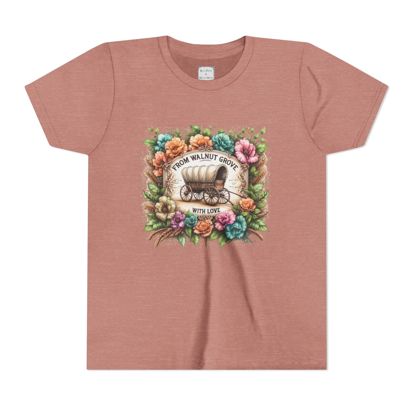 Walnut Grove Youth T-Shirt, Laura Ingalls Wilder Tee, Prairie Life Shirt, Birthday Gift, Summer Clothing, Cute Kid's Top