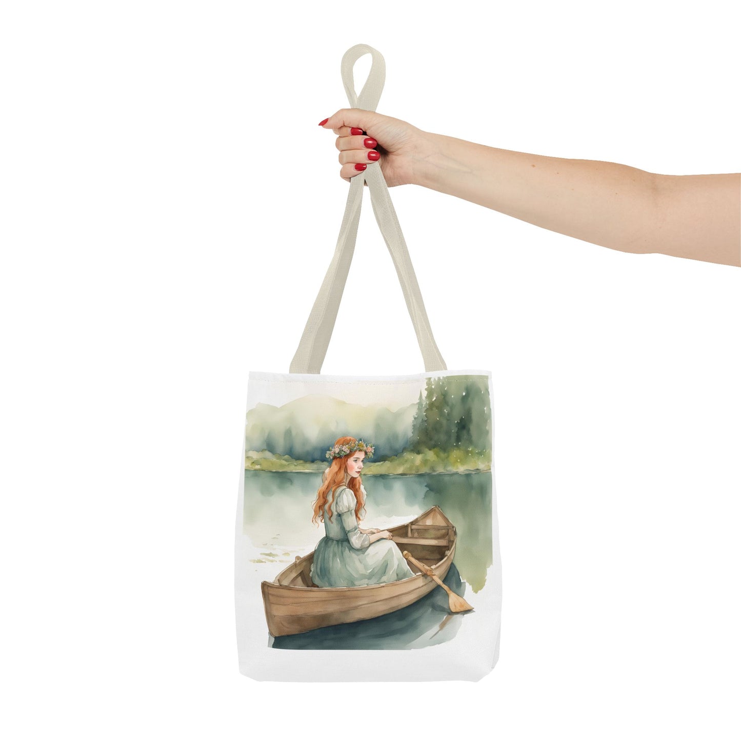 Anne of Green Gables, Lady of Shalott, Lucy Maud Montgomery, Tote Bag, Alfred Lord Tennyson, School Bag, Book Bag, Library Bag, Gift