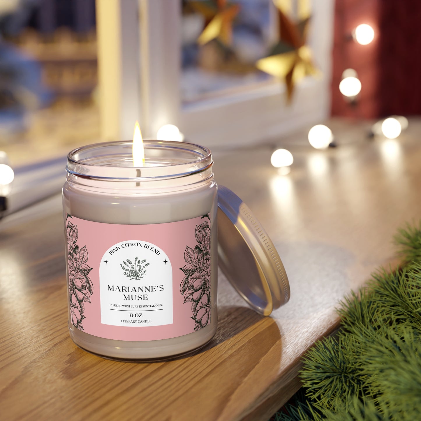 Regency, Jane Austen, Austenite, Candle, Marianne, Dashwood, Sense and Sensibility, Gift, Shower, Birthday, Scented Soy Candle,