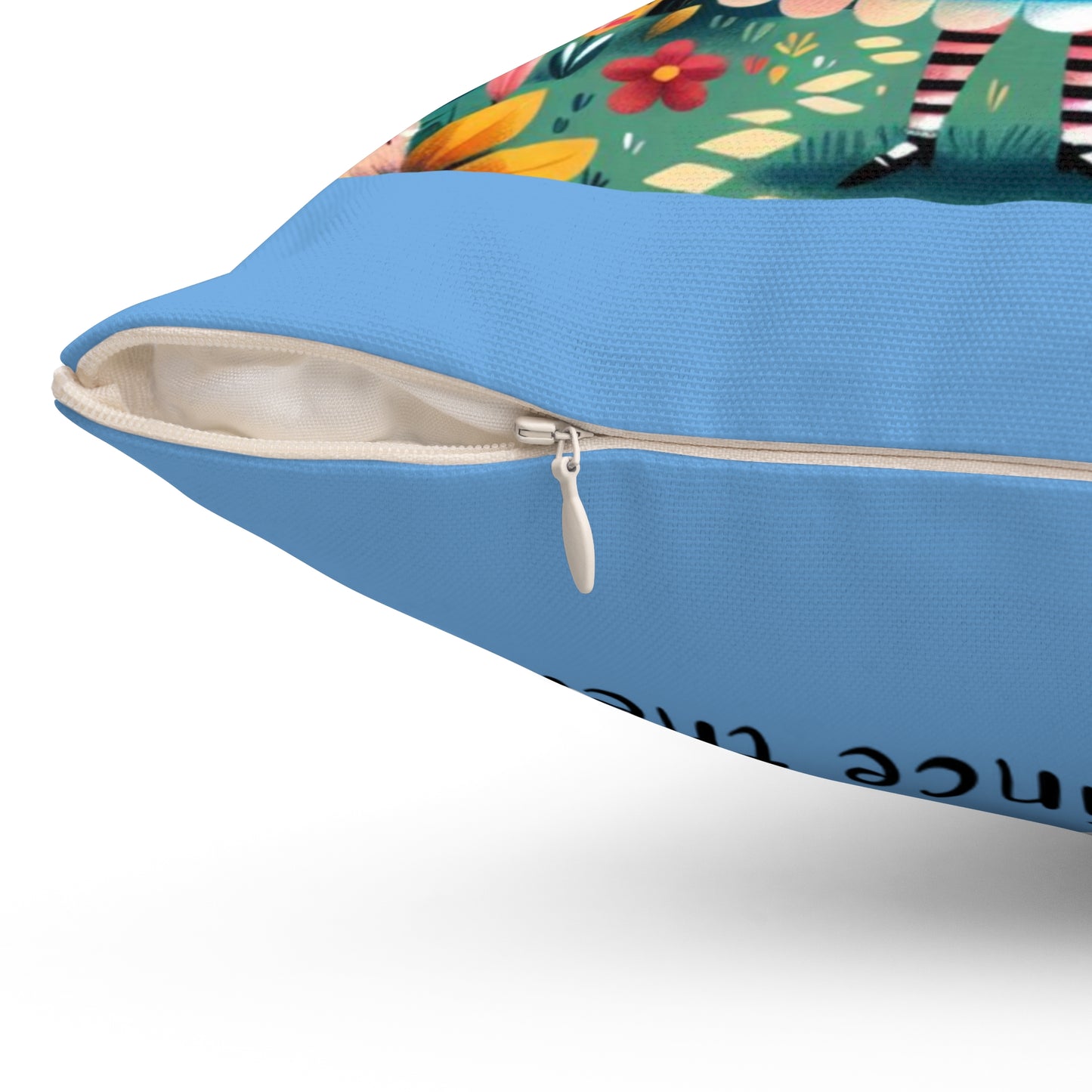 Alice in Wonderland, Fairytale, Lewis Carroll, Square Pillow, Bedding, Decor, Library, Book Nook, Reading Corner