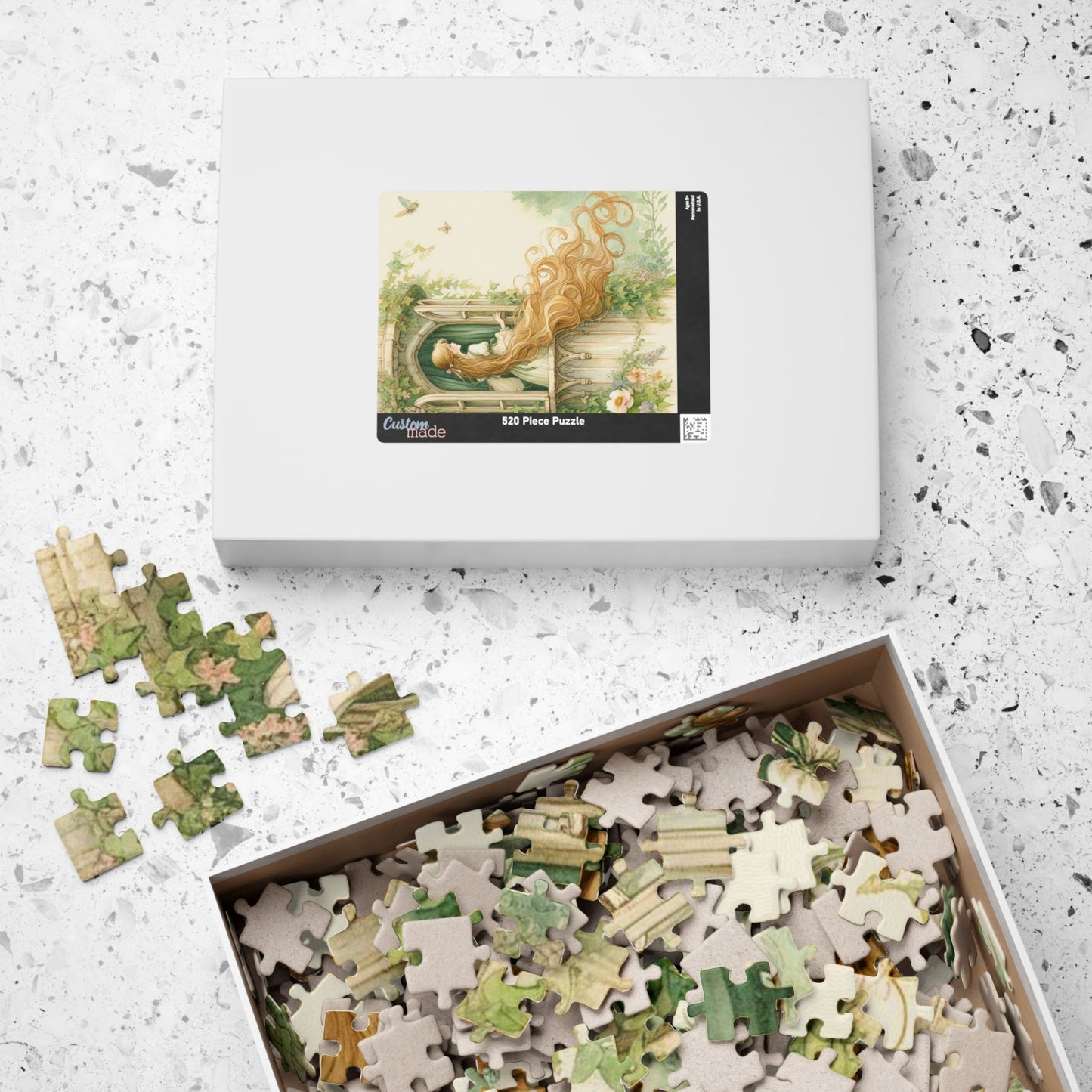 Whimsical Fairytale Puzzle, Enchanting Princess Scene, 110-1014 pieces, Perfect Gift for All Ages, Family Game Night