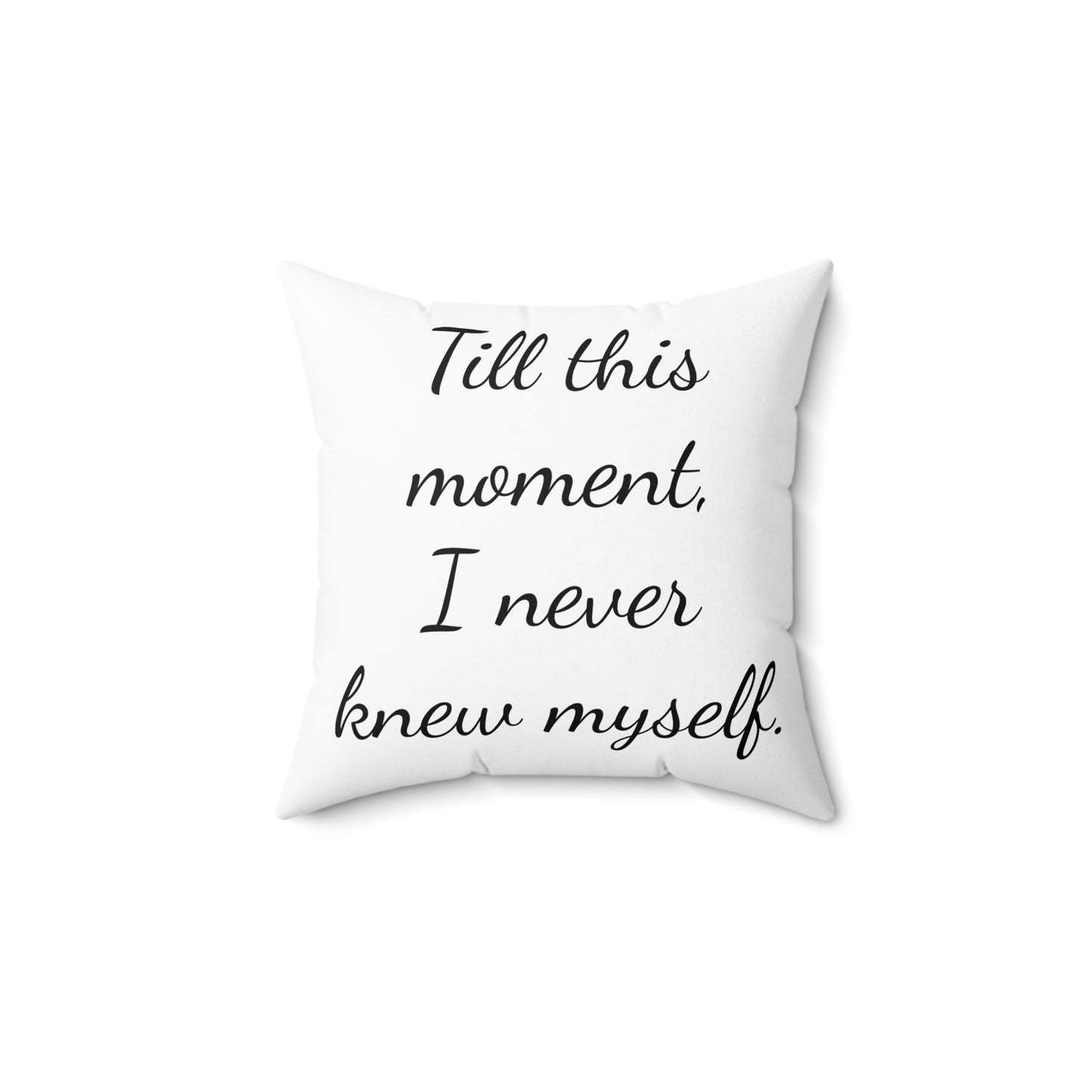 Spun Polyester Square Pillow