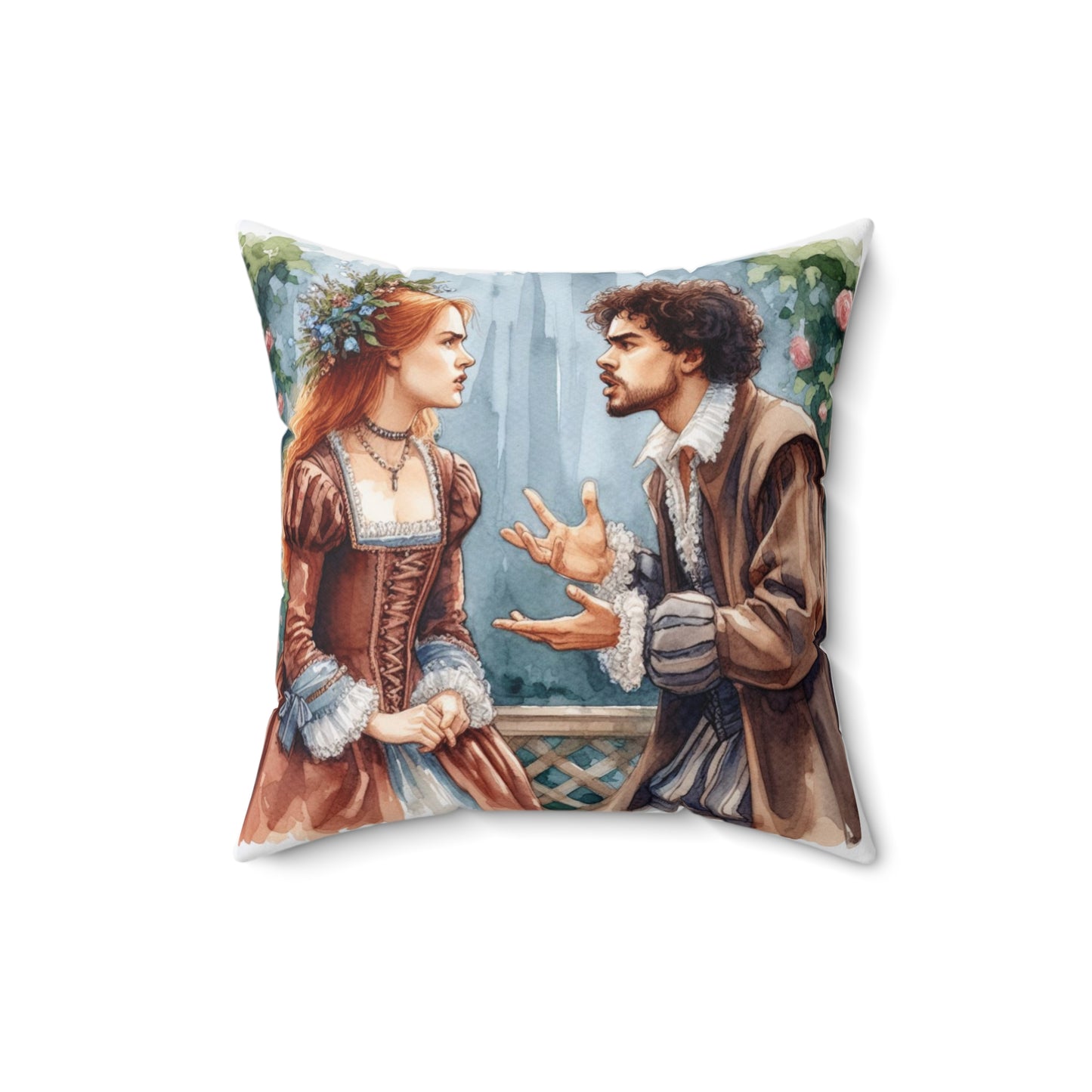 Spun Polyester Square Pillow