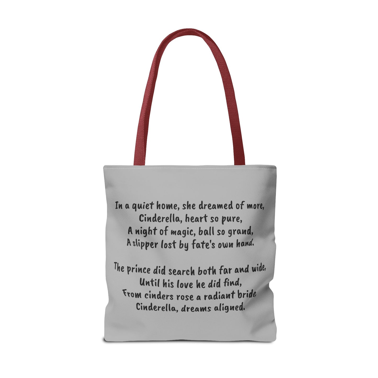 Cinderella, Fairy Tale, Tote Bag, Book Bag, Library Bag, Gift