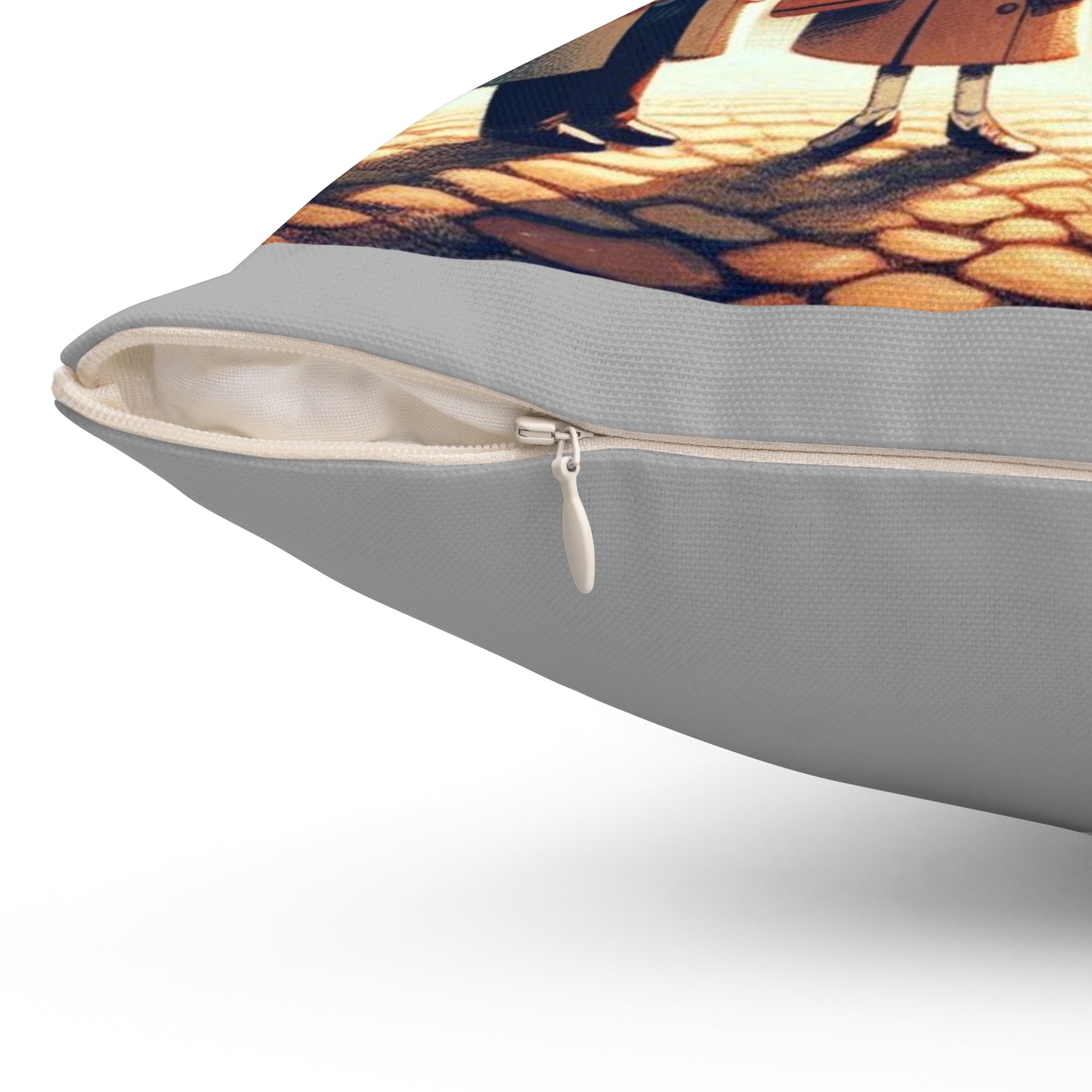 Sherlock Holmes Pillow, Detective Decor, Mystery Room Accent, Literary Home Gift, Book Lover Cushion, Polyester Literary Pillow, Arthur