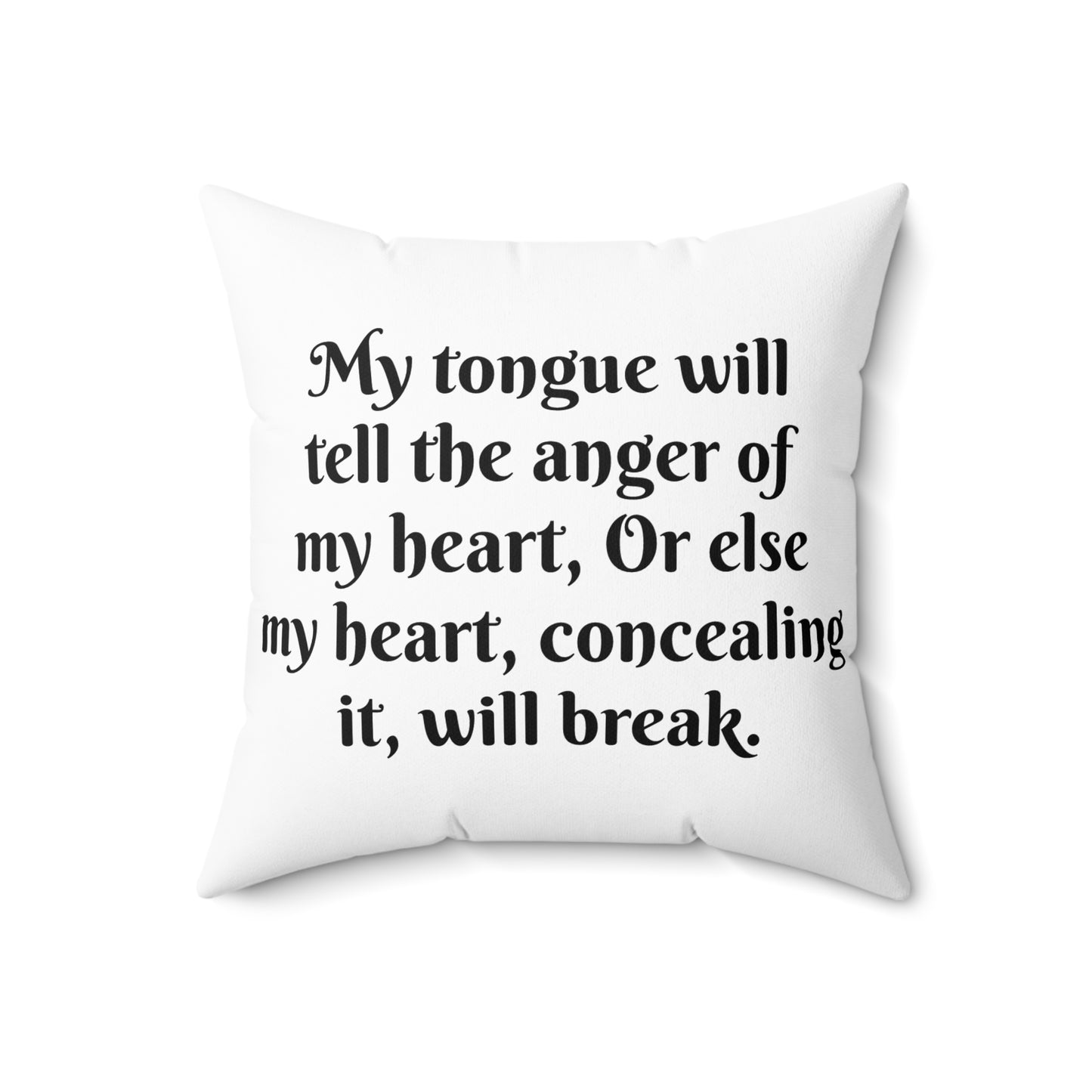 Spun Polyester Square Pillow