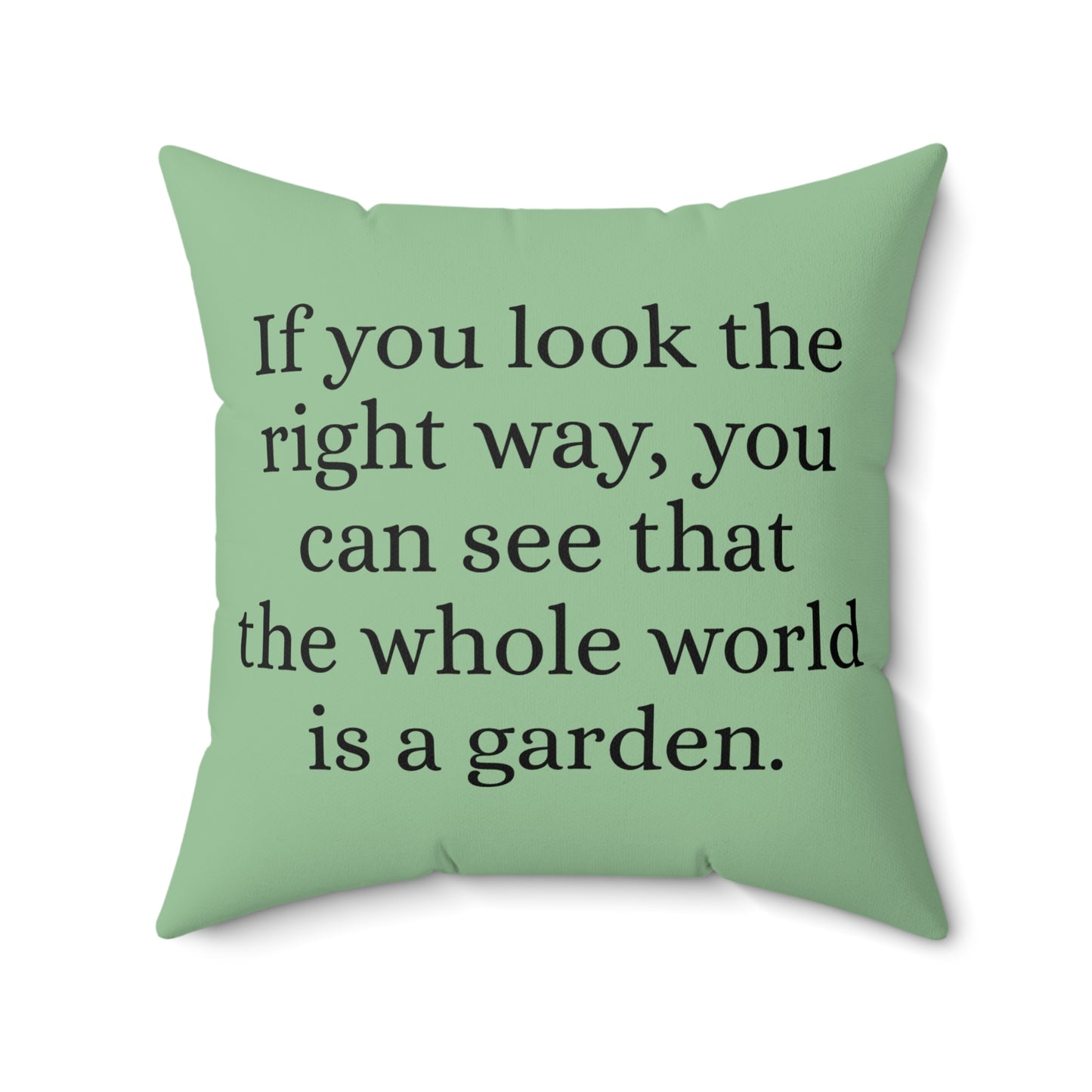The Secret Garden, Vintage Style, Square Pillow