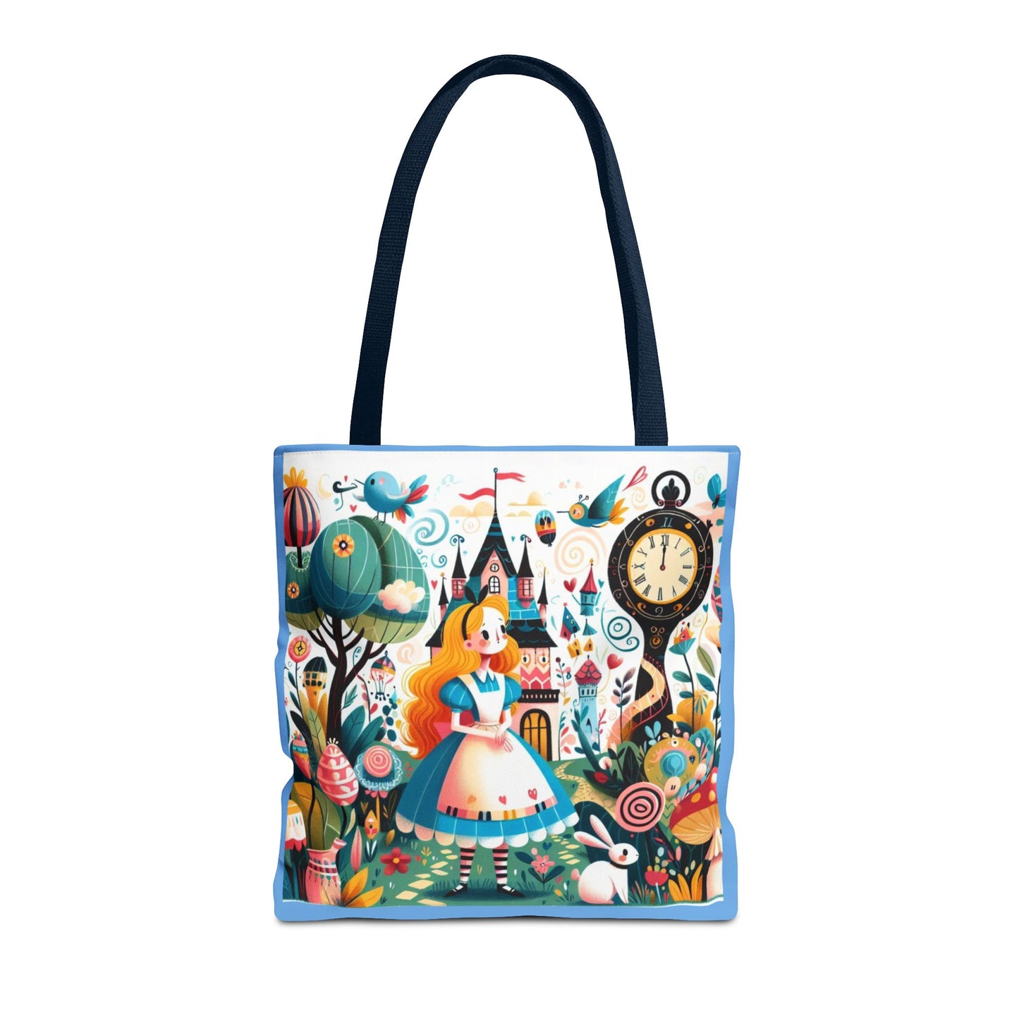 Alice in Wonderland, Fairytale, Lewis Carroll, Tote Bag, Book Bag, School, Library, Book Club