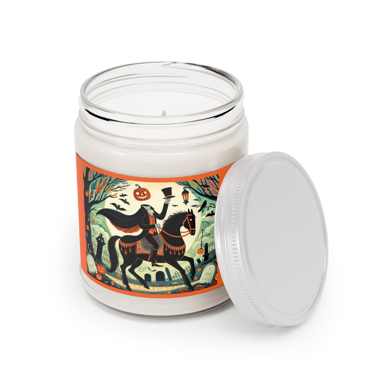 Sleepy Hollow, Headless Horseman, Halloween, Autumn, Fall, Scented Candle, Choice, Pumpkin Ginger, Comfort Spice, Vanilla Bean, Unscented